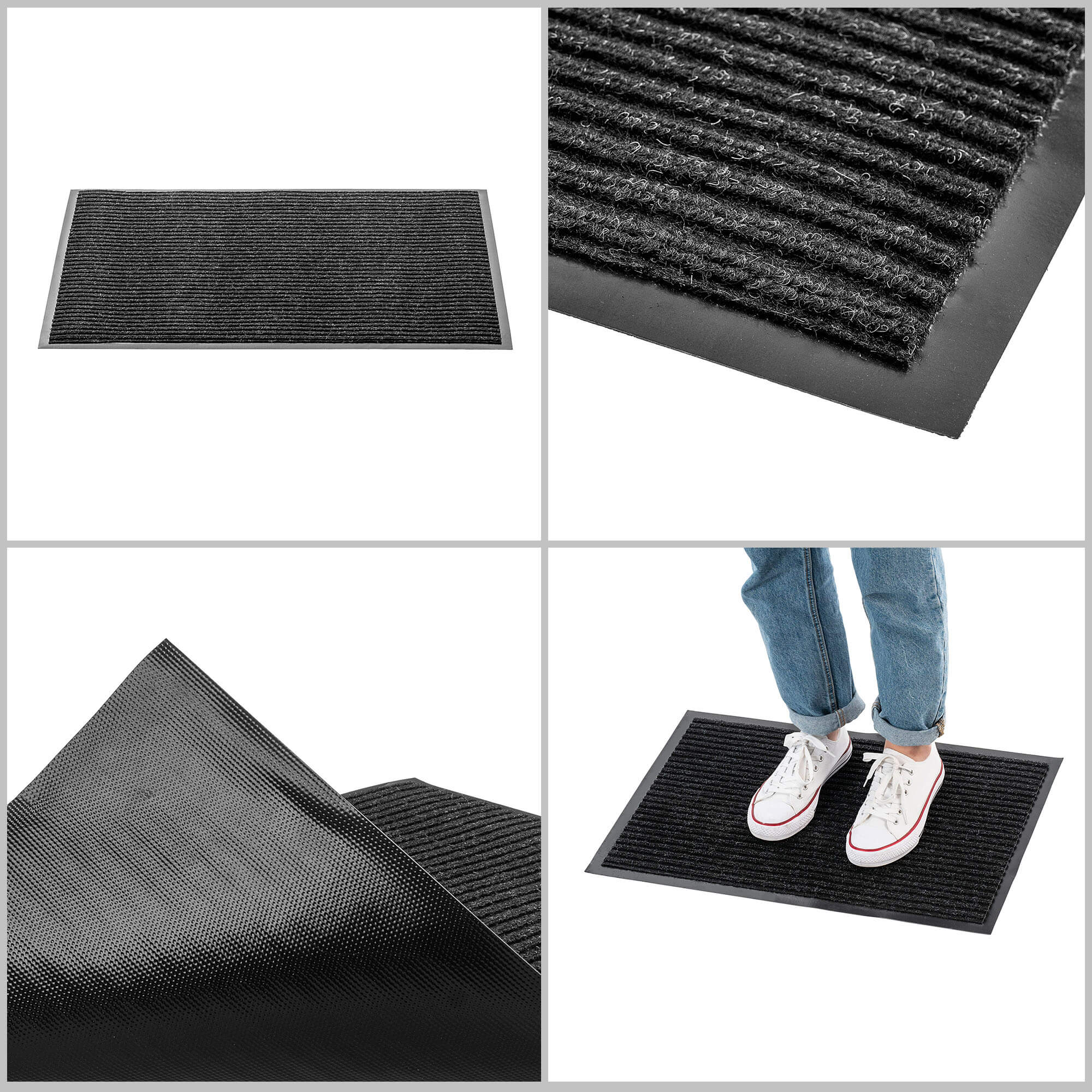 Wycieraczka pod drzwi Corre 40x60cm, antracyt