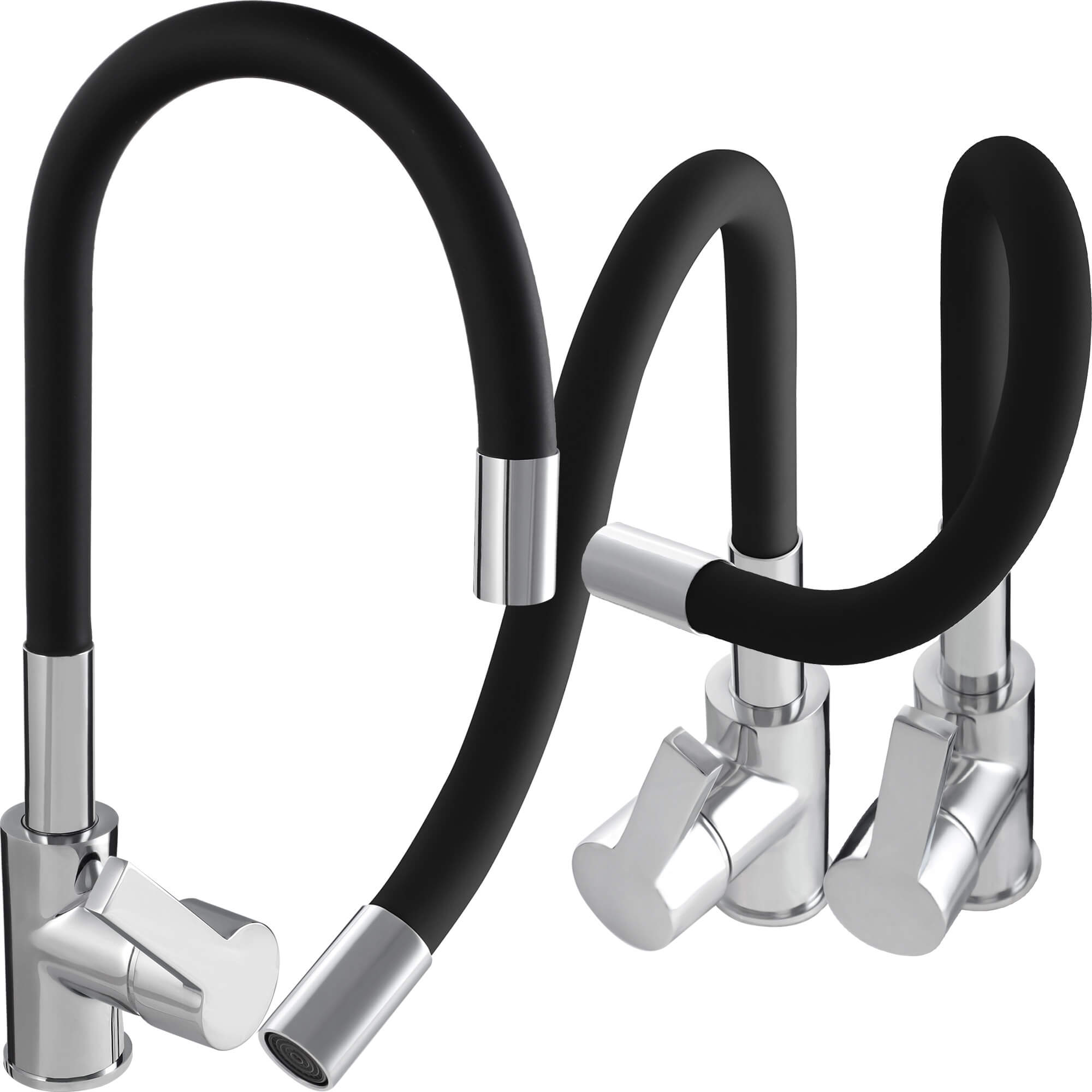 Bateria kuchenna Gospo Flex stojąca, czarna