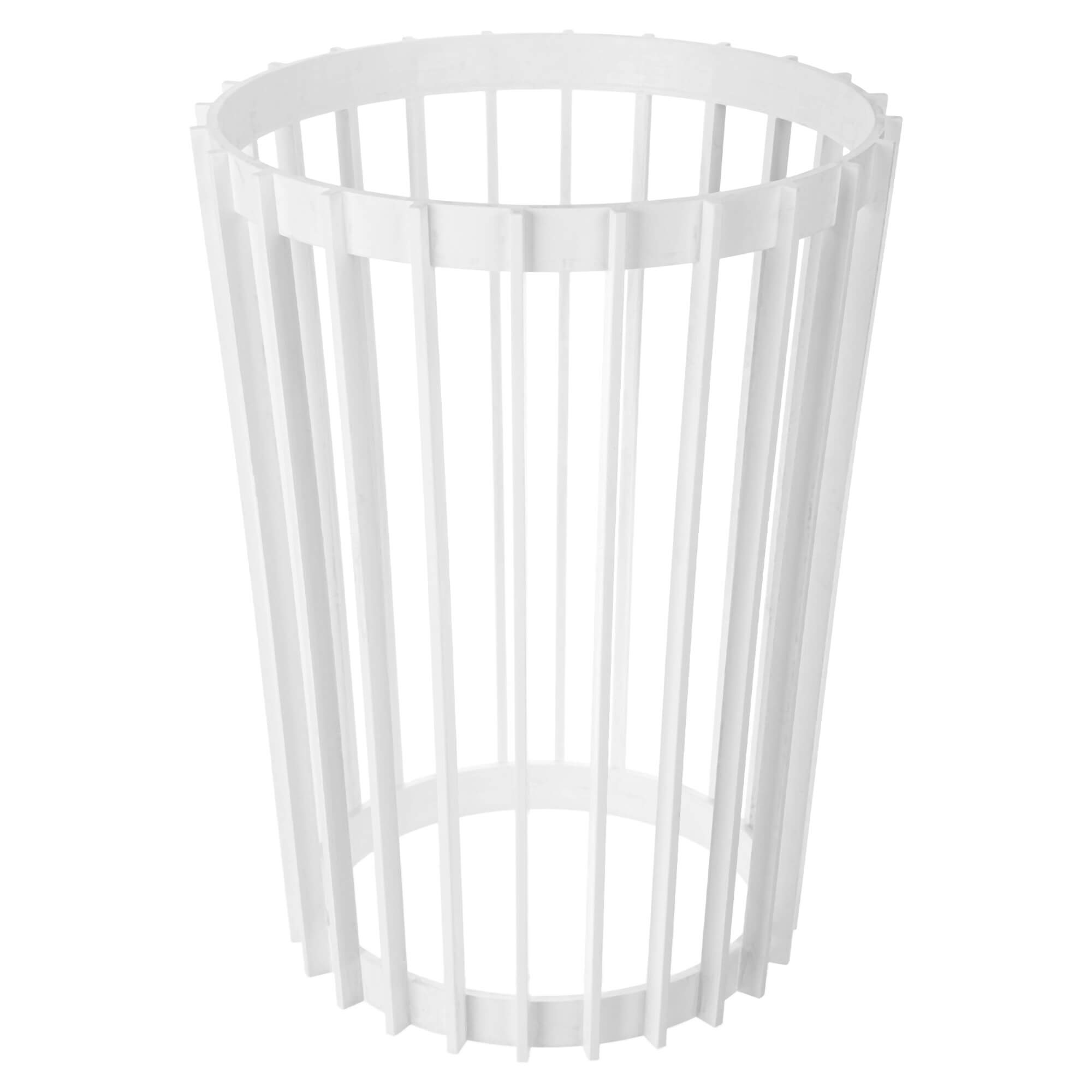 Kwietnik dwustronny Aytre 54 cm biały