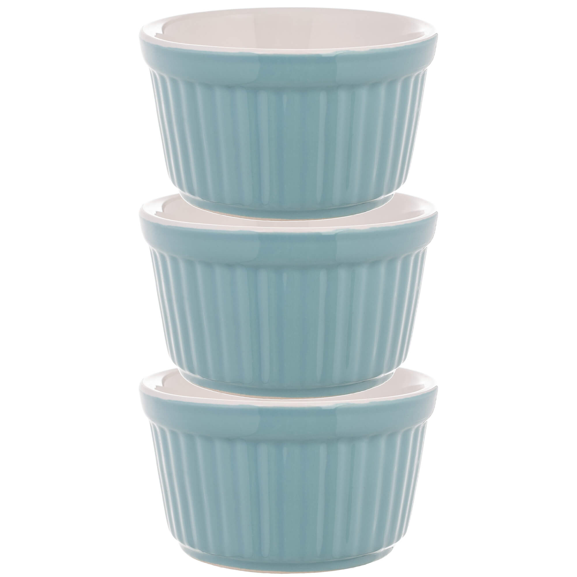 Naczynie ceramiczne do zapiekania Maes 9 x 5 cm miętowe 3 szt.