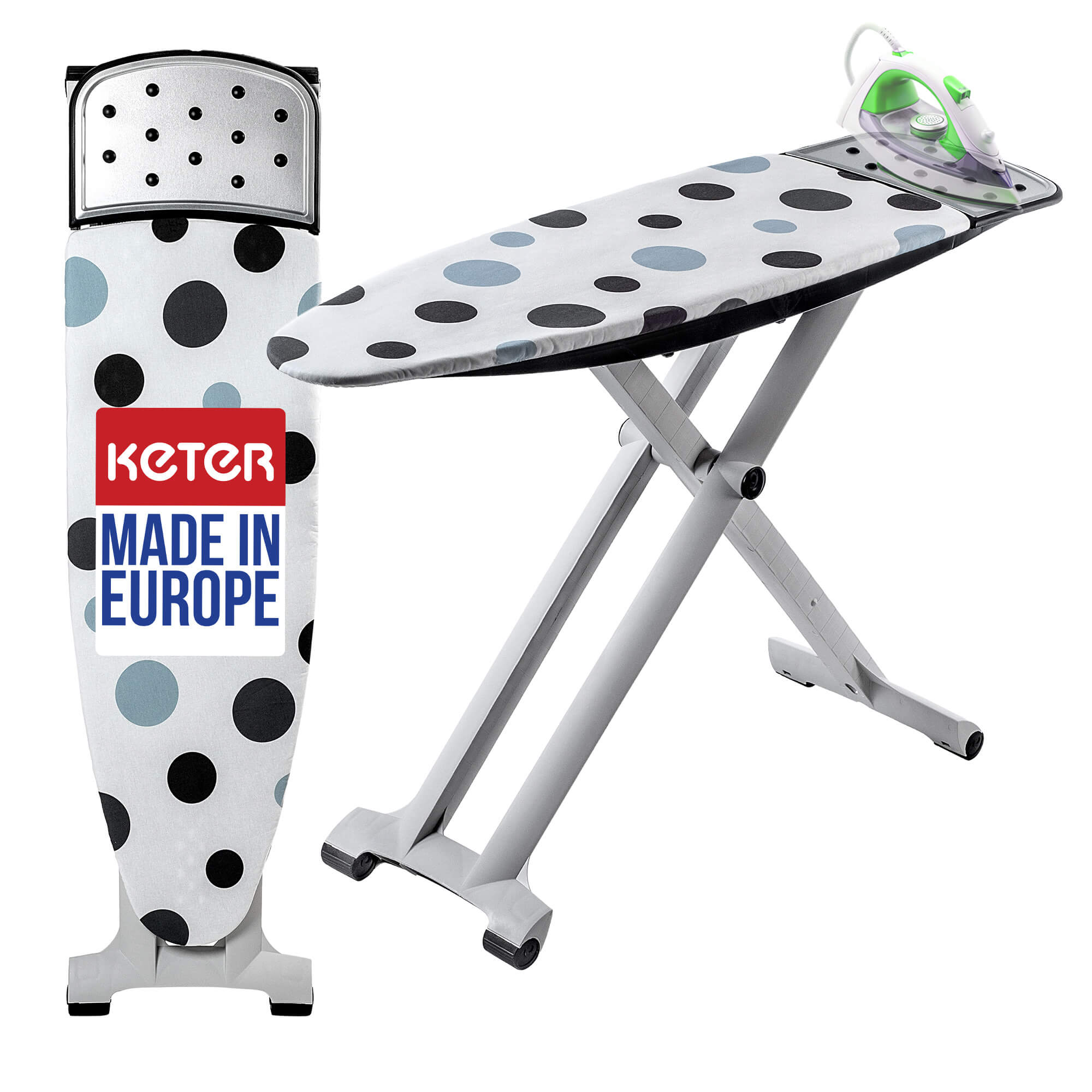 Deska do prasowania Keter Lotus 143x40 cm srebrna