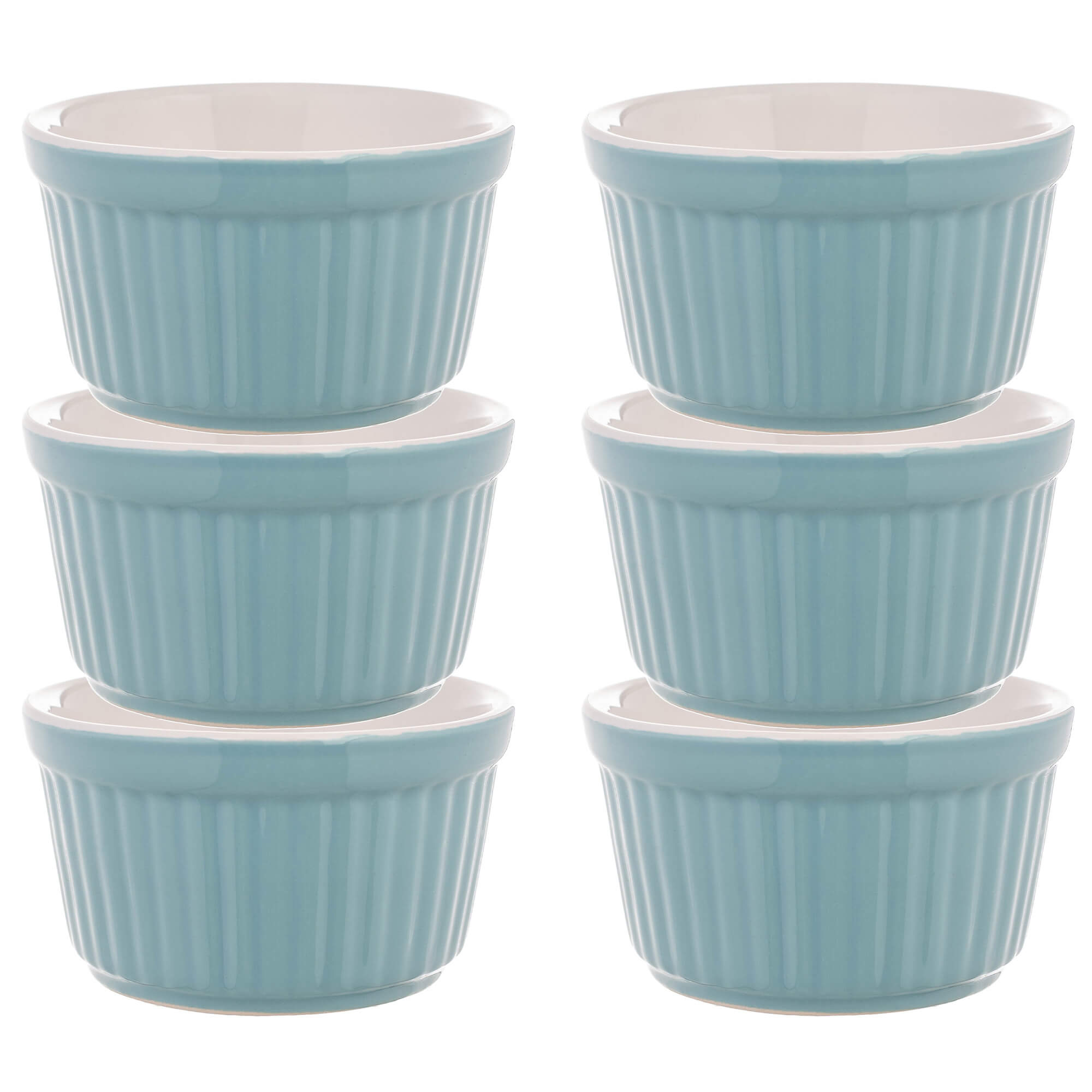 Naczynie ceramiczne do zapiekania Maes 9 x 5 cm miętowe 6 szt.