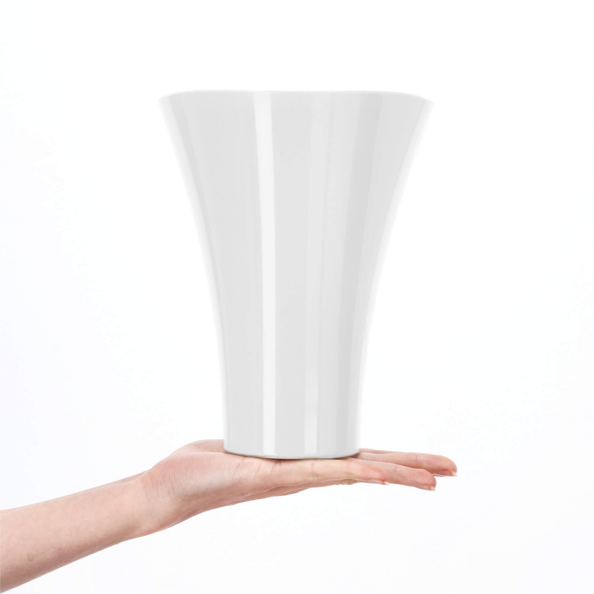 Doniczka na kwiaty Meria 17 cm, biała