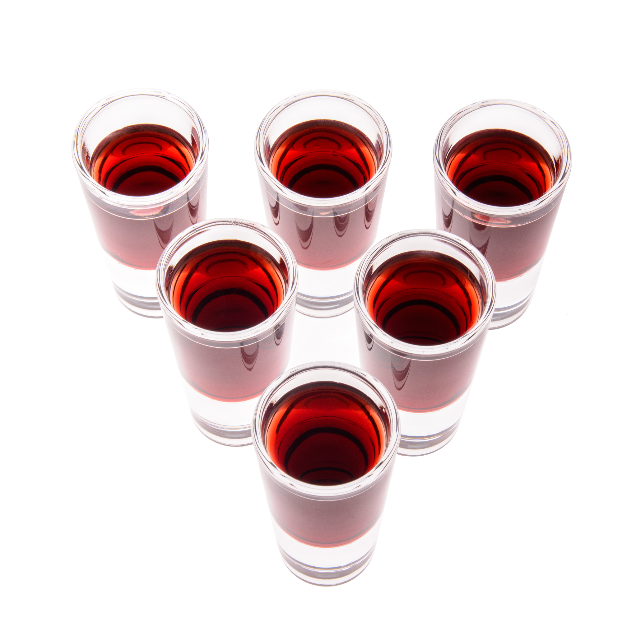 Kieliszki do wódki Lozzi zestaw 6 sztuk 28 ml