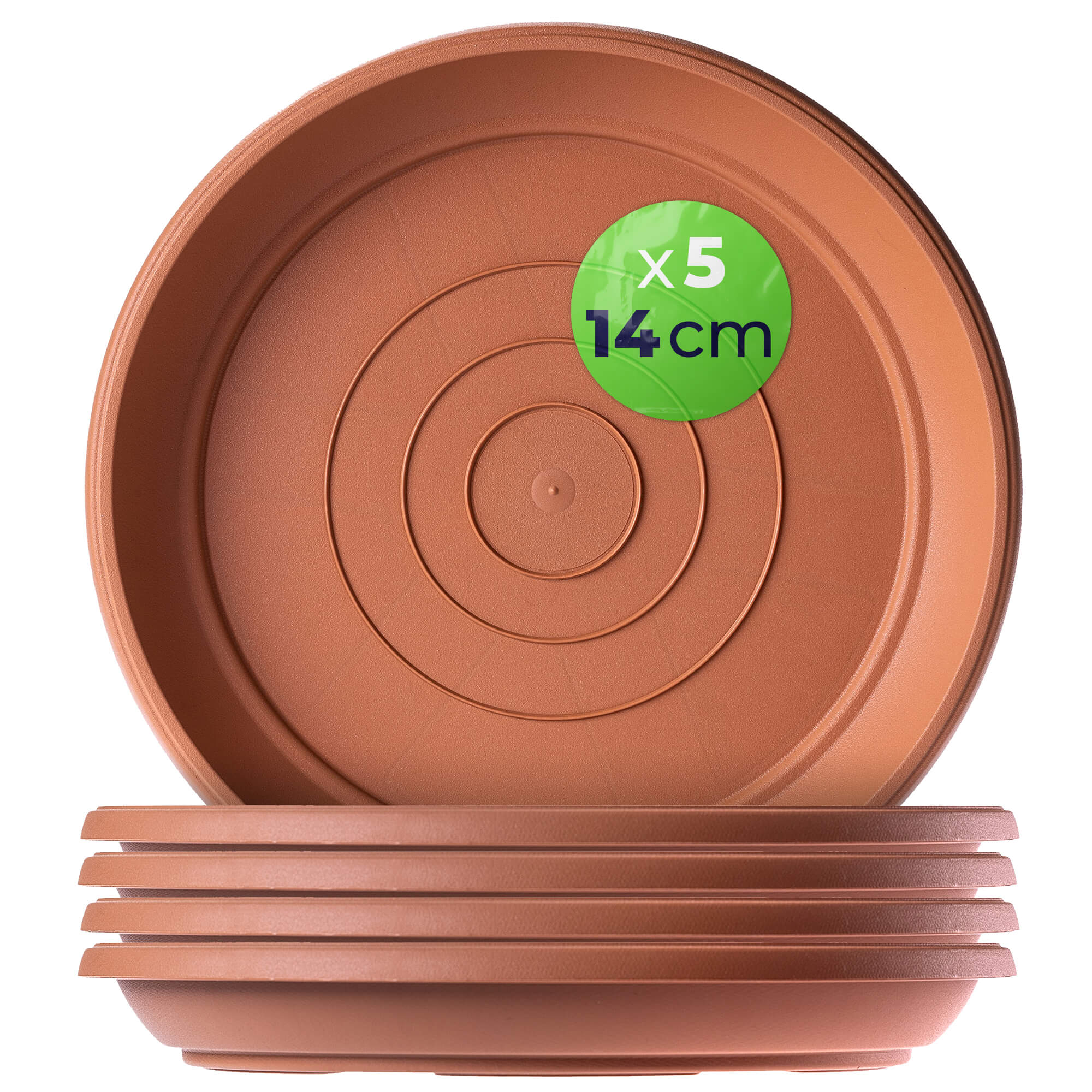 Podstawka do doniczek Lyot terakota 14 cm 5 szt.