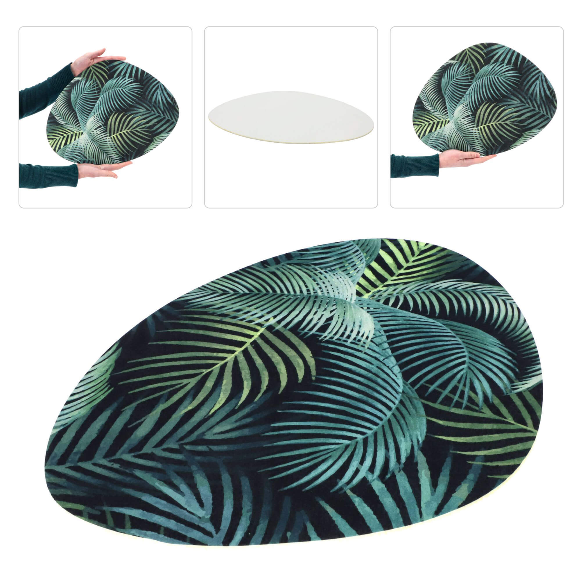 Podkładka na stół 41 x 32 cm, gałąź palmy