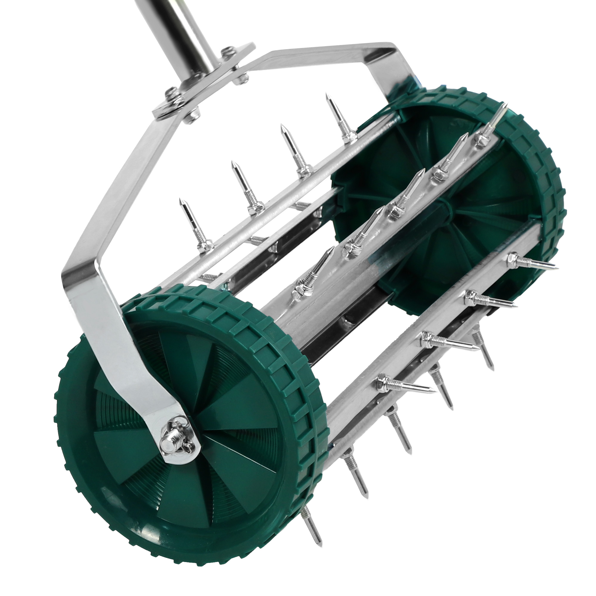 Ręczny aerator do trawy Udel, zielony
