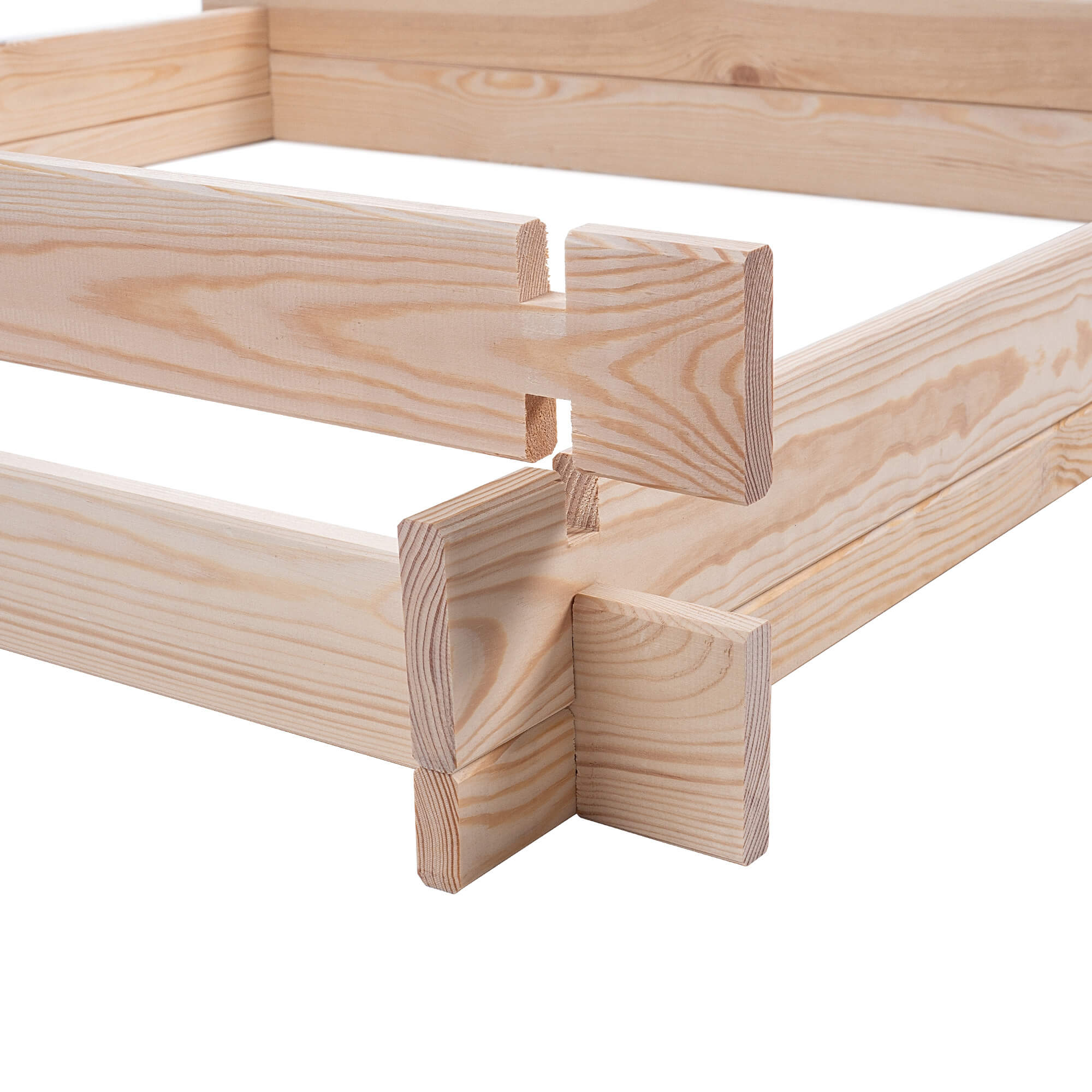 Piaskownica drewniana 18 x 119 cm, sosna surowa