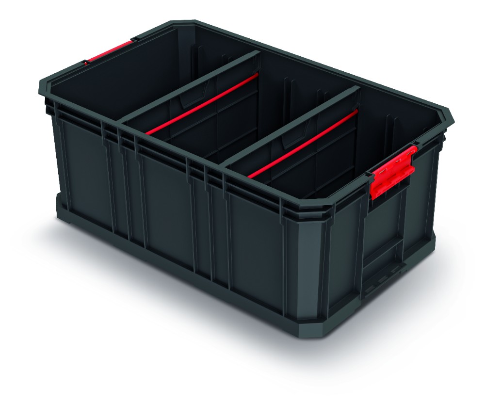 KISTENBERG Kosz narzędziowy Modular Solution 20 Plus S - KMS553520S - czarny