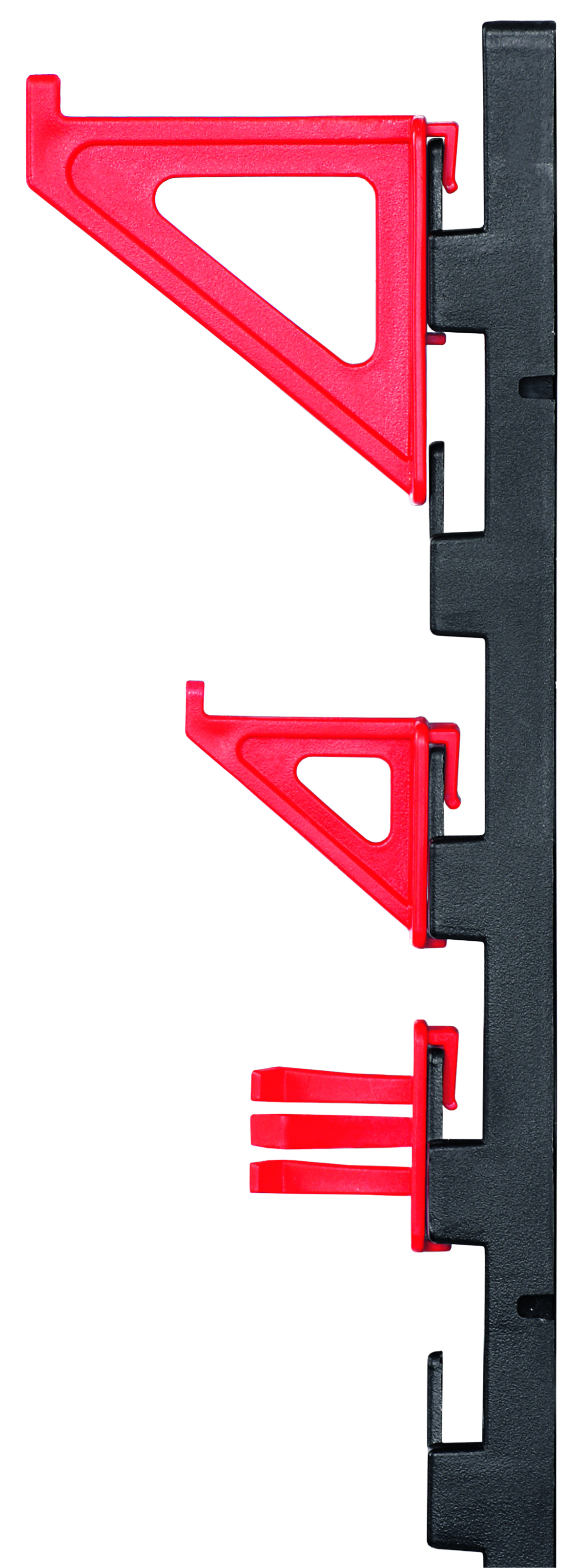 KISTENBERG Zestaw Wieszaków do tablicy narzędziowej Bineer - KBH16 - czerwony