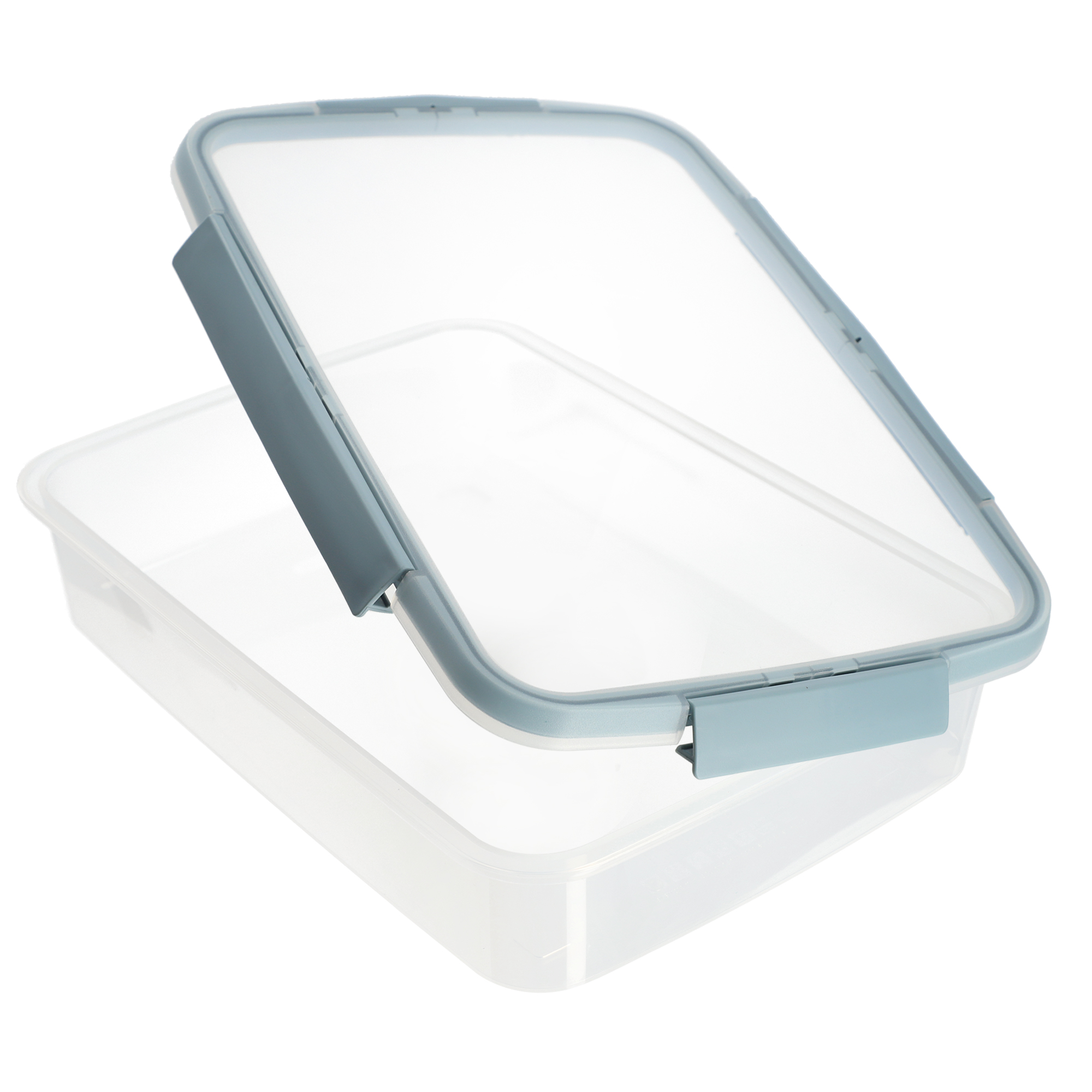Pojemnik na żywność 3.5L Curver Smart Fresh Eco, szarobłękitny 33cm