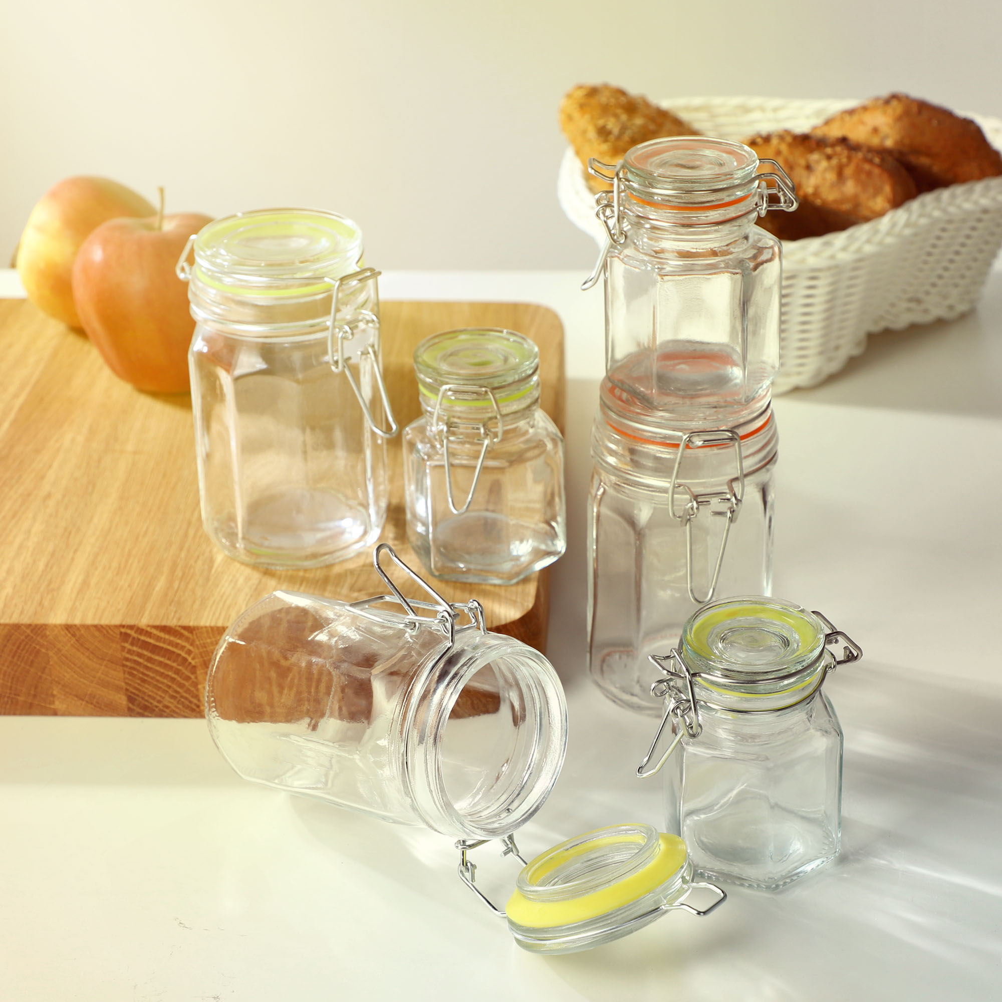 Zestaw słoików z klipsem Fabro 260 ml 3szt