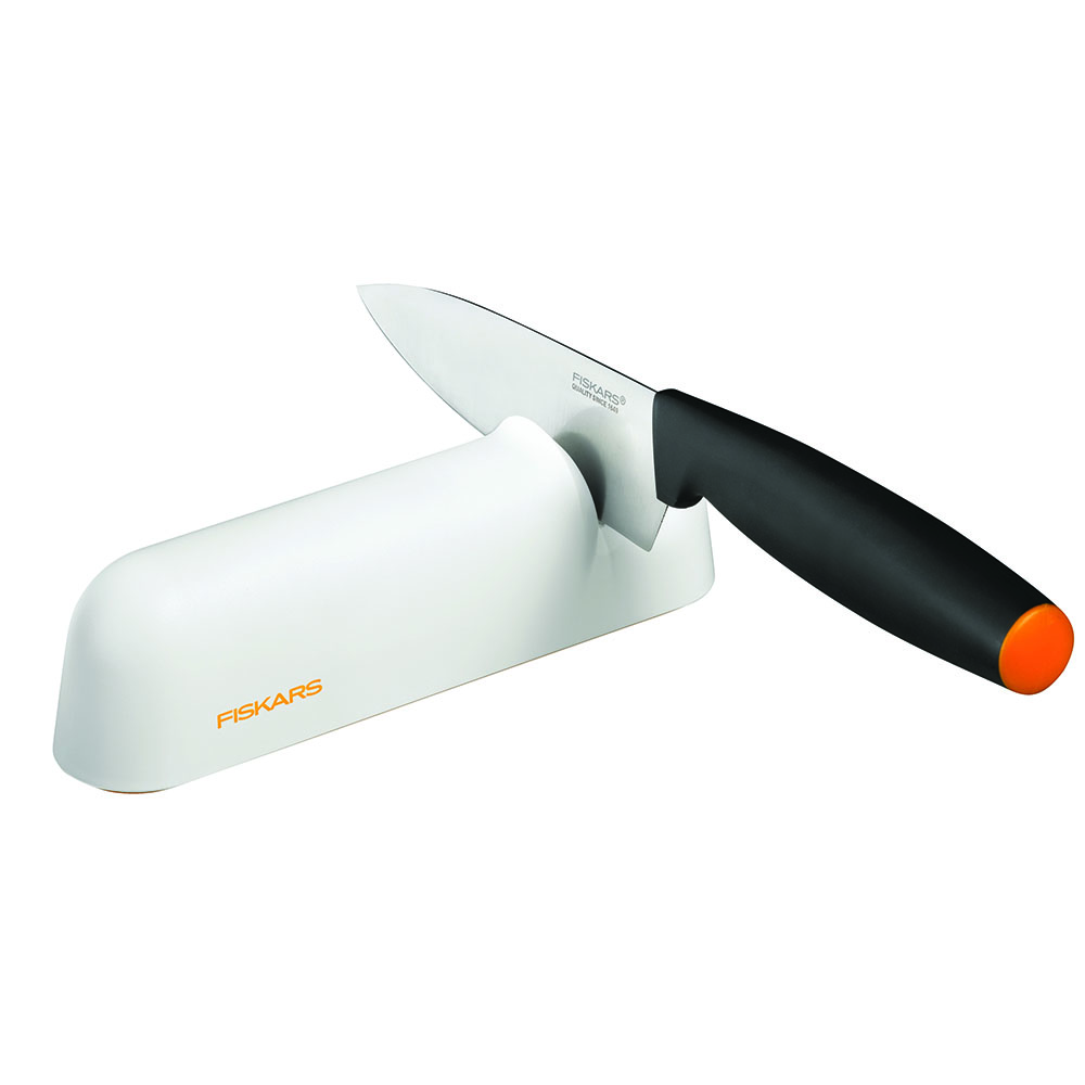 Fiskars 1014214 FF Ostrzałka do noży Roll-Sharp™ biała