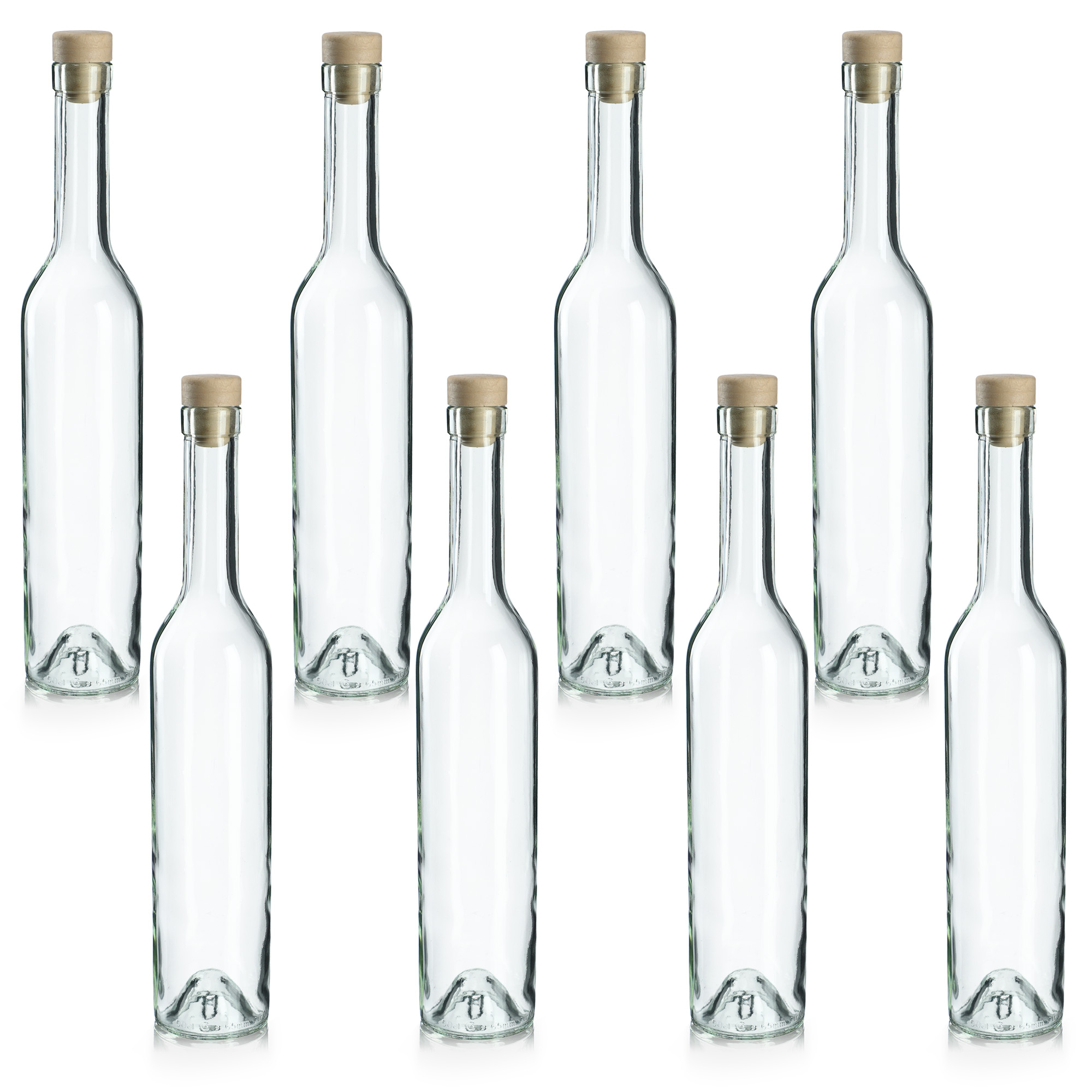 Butelka z korkiem Calto 0,5L z korkiem fi19, 8 szt.
