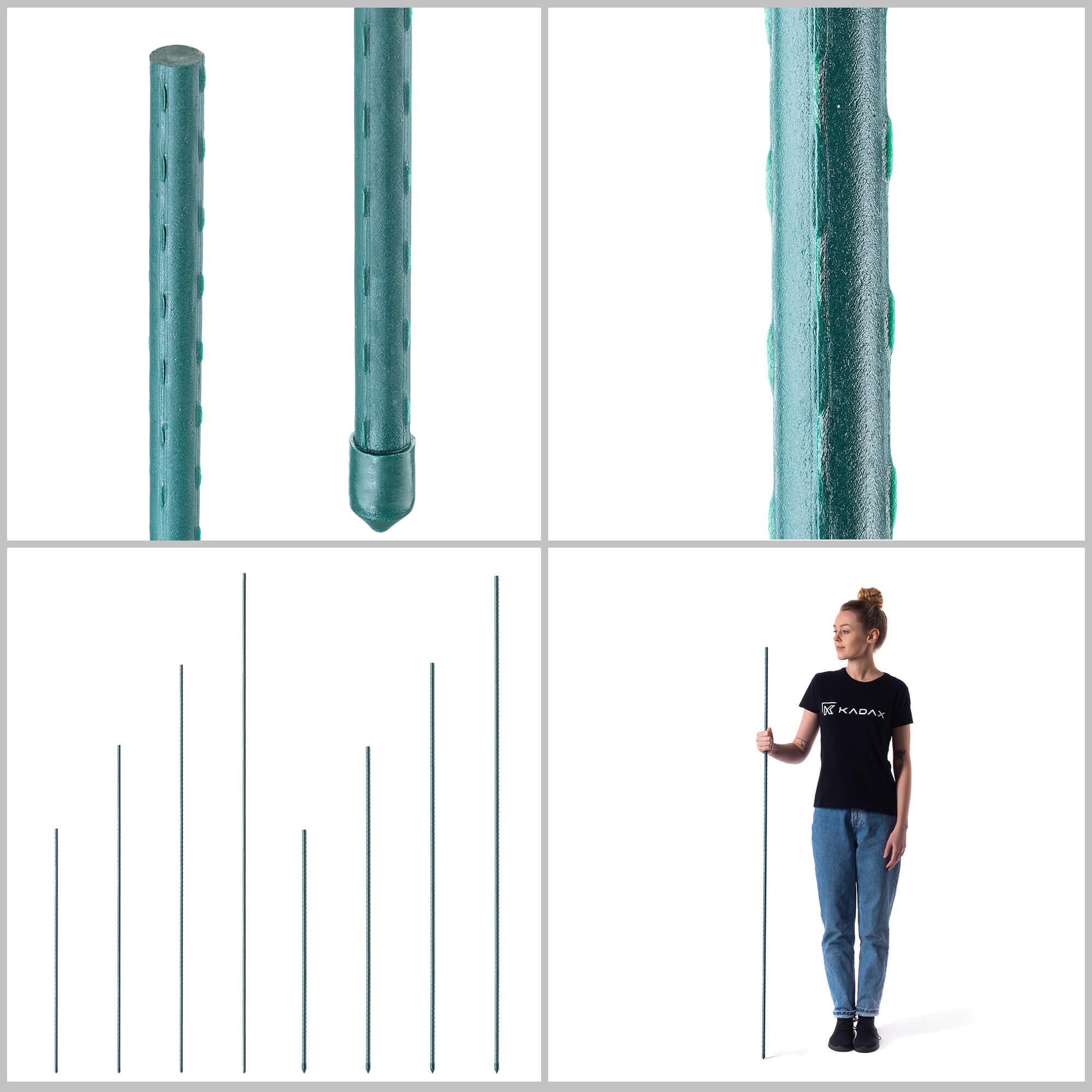 Podpora ogrodowa tyczka do roślin Trang 150cm 11mm 15szt