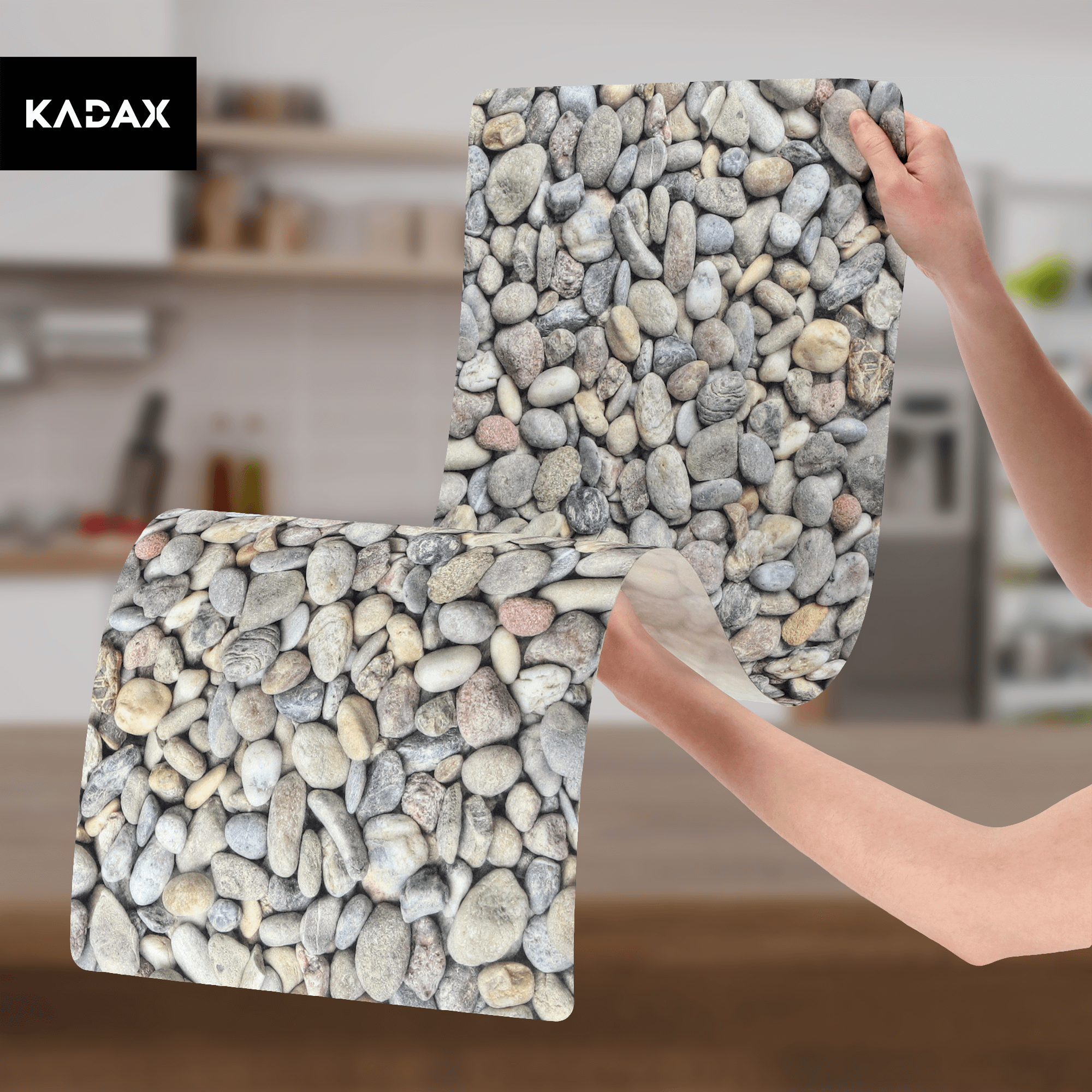 Bieżnik na stół Agello 94 x 32 cm, kamyki