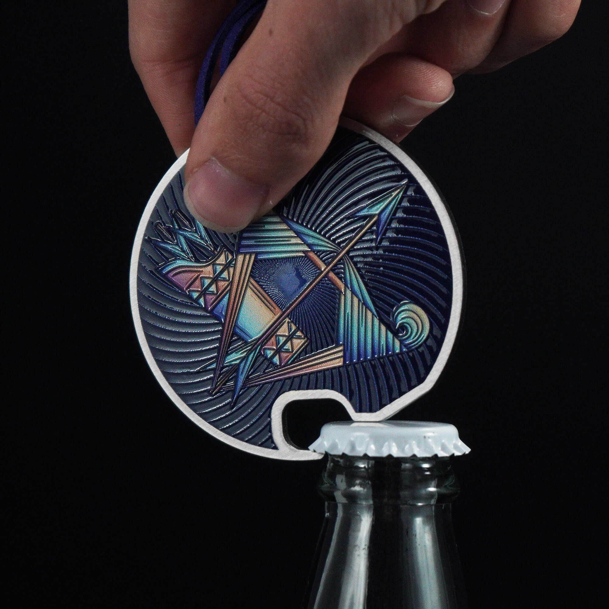 Otwieracz do butelek Callas 7 cm strzelec