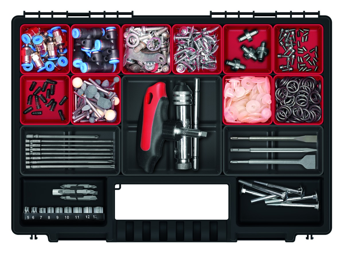 KISTENBERG Organizer narzędziowy Norb 35 - KNO35255B - czarny