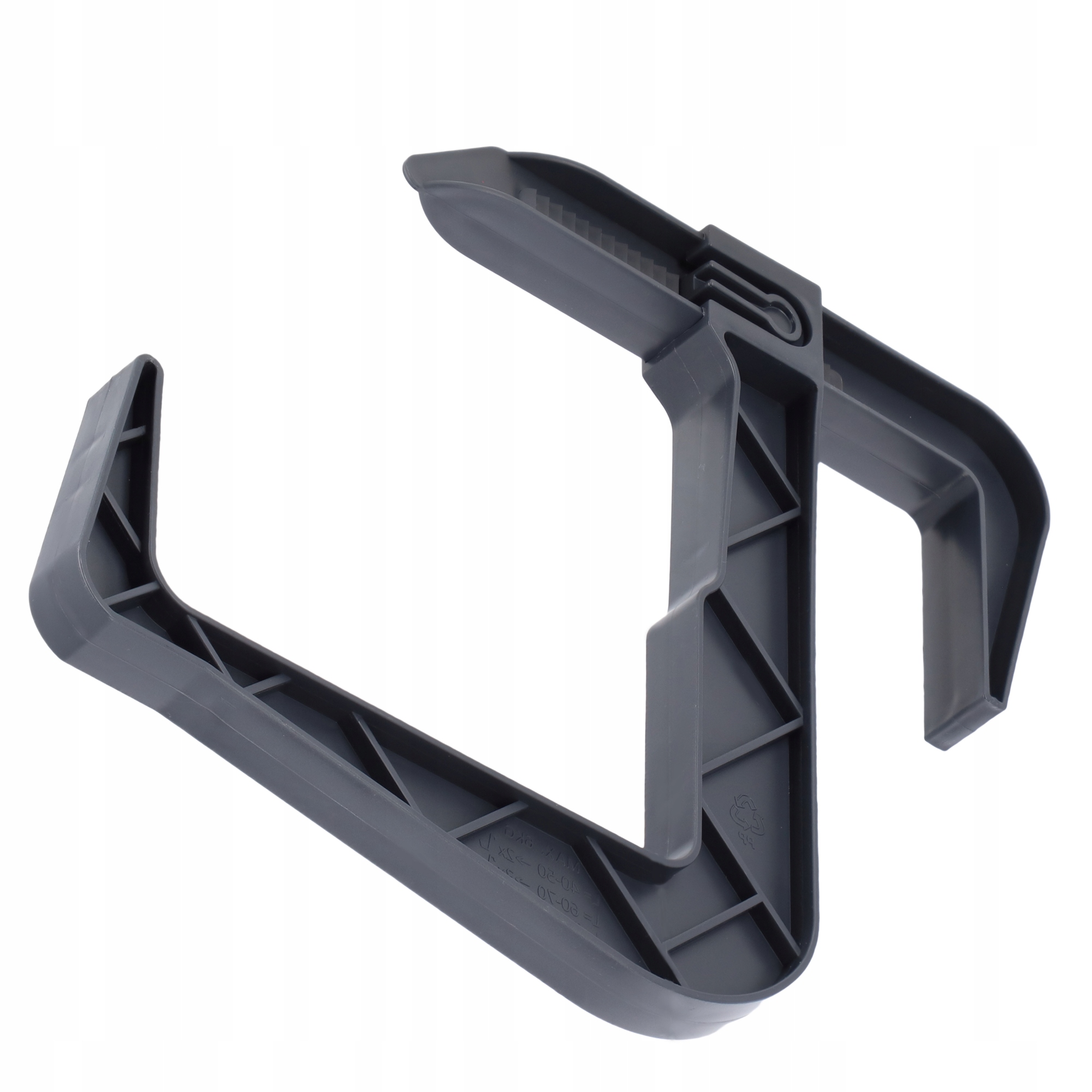 Uchwyt na doniczkę balkonową grafit, 2 szt.