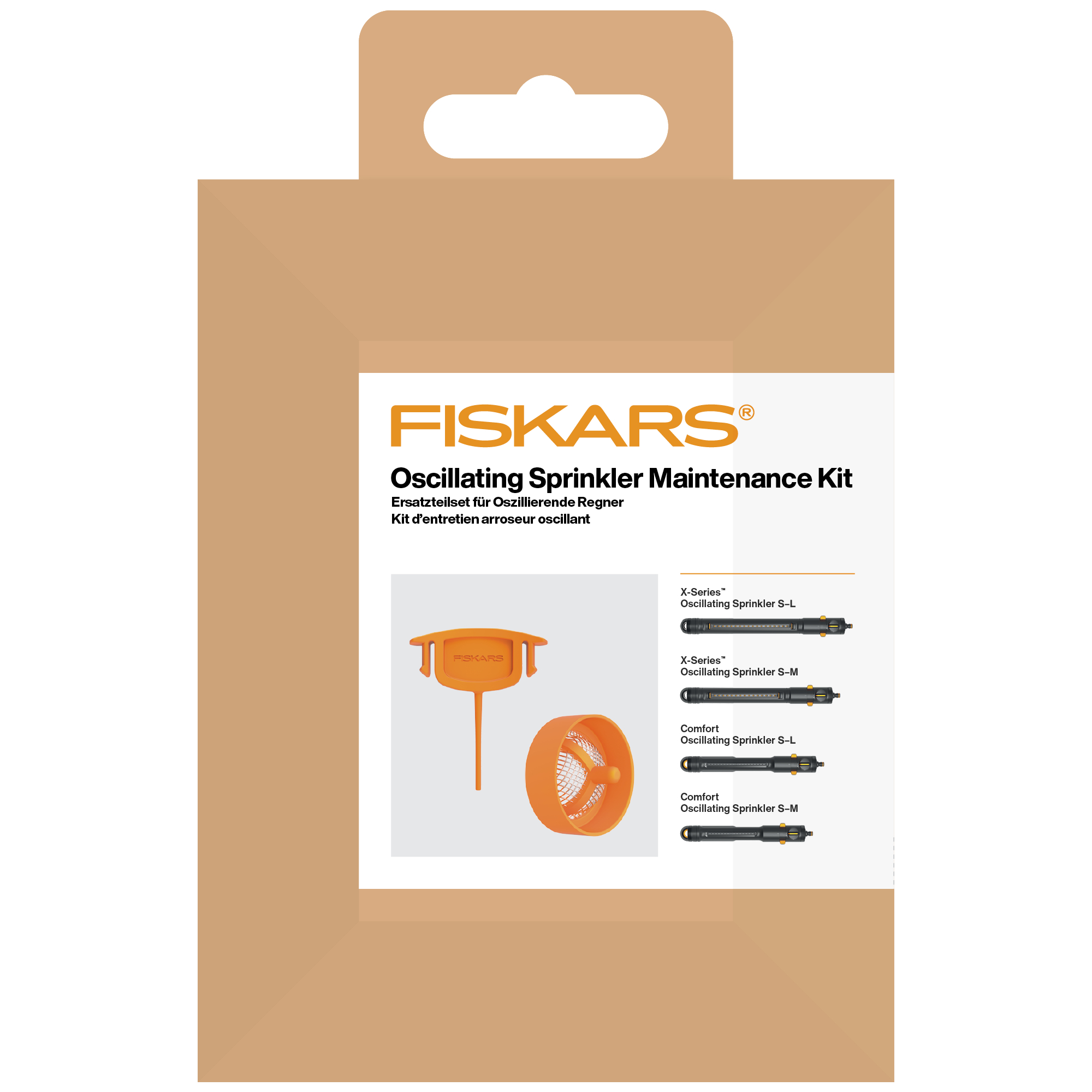 Fiskars 1072123 Zestaw do konserwacji zraszaczy oscylacyjnych