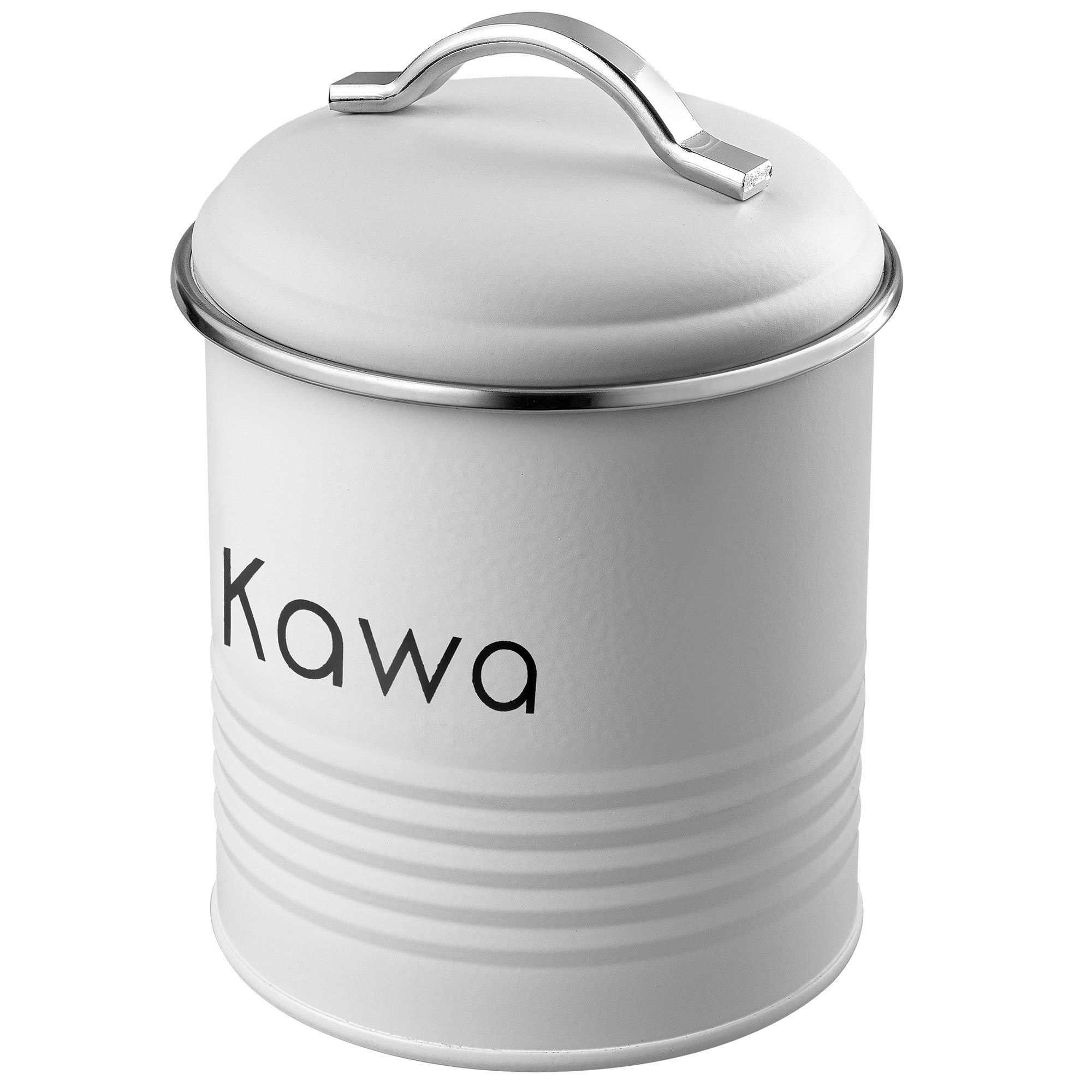 Pojemnik okrągły na kawę, biały