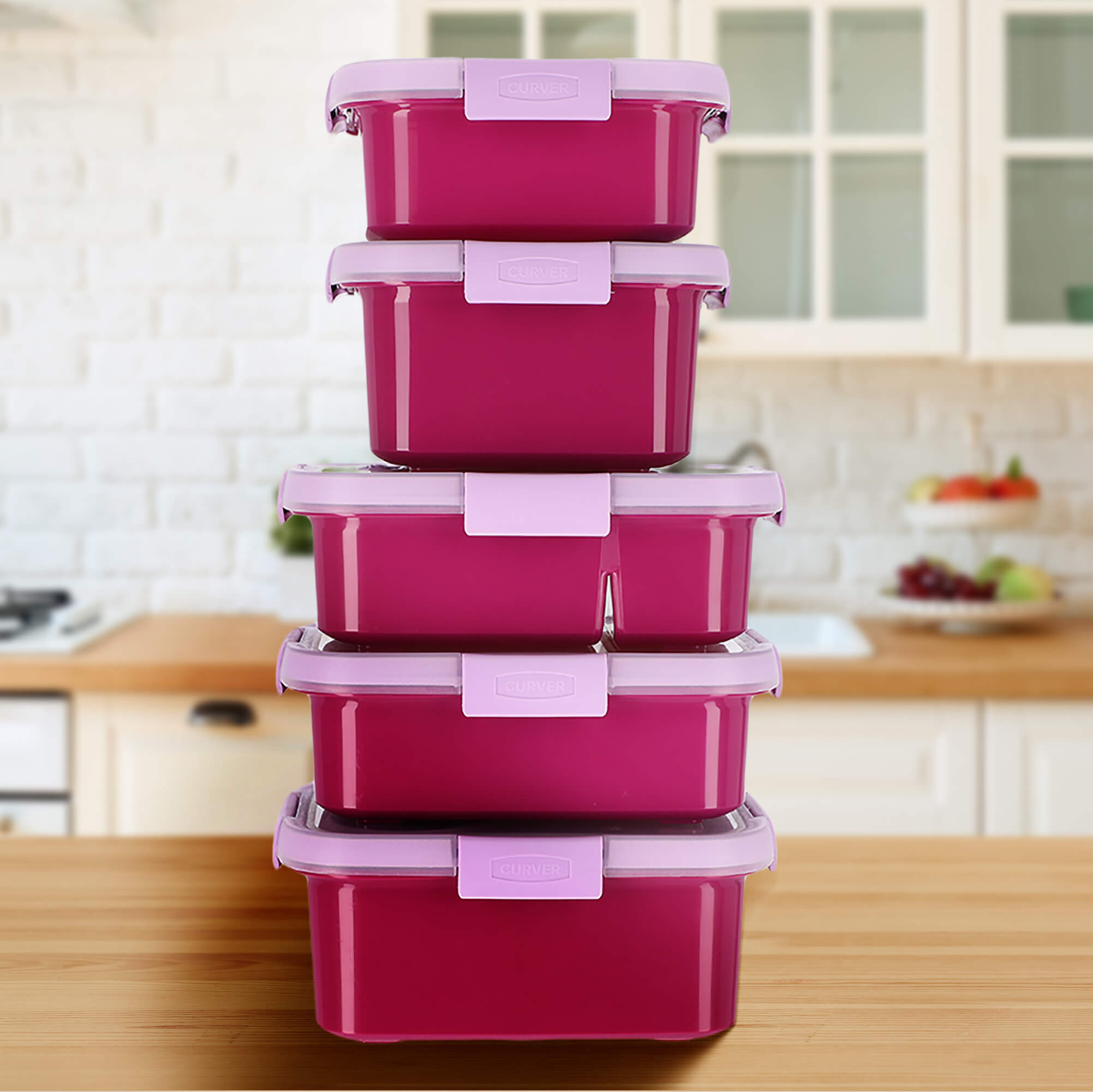 Pojemnik 1,2L Curver Go To Lunch, fioletowy