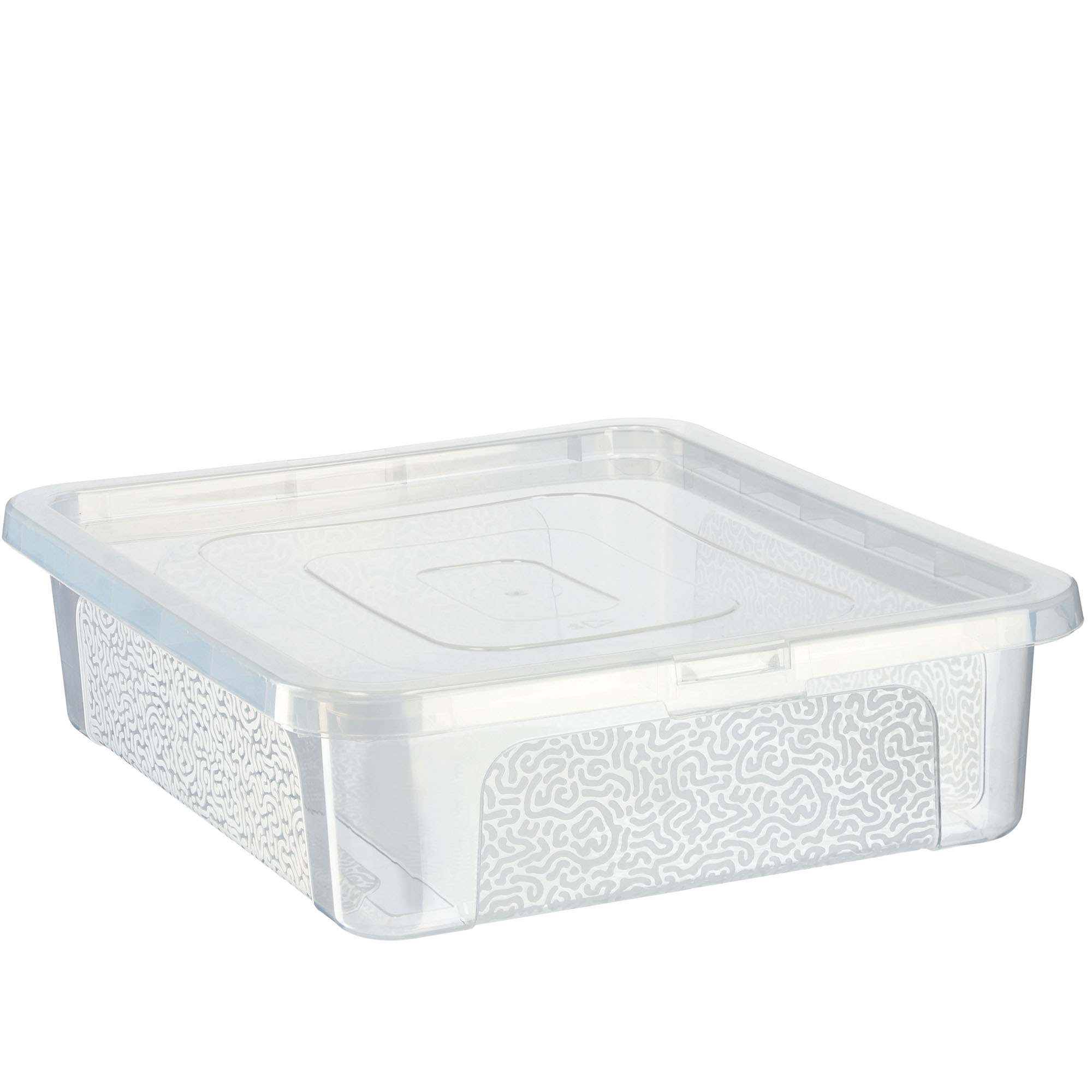 Pojemnik z pokrywką do przechowywania Dozza 10L bezbarwny