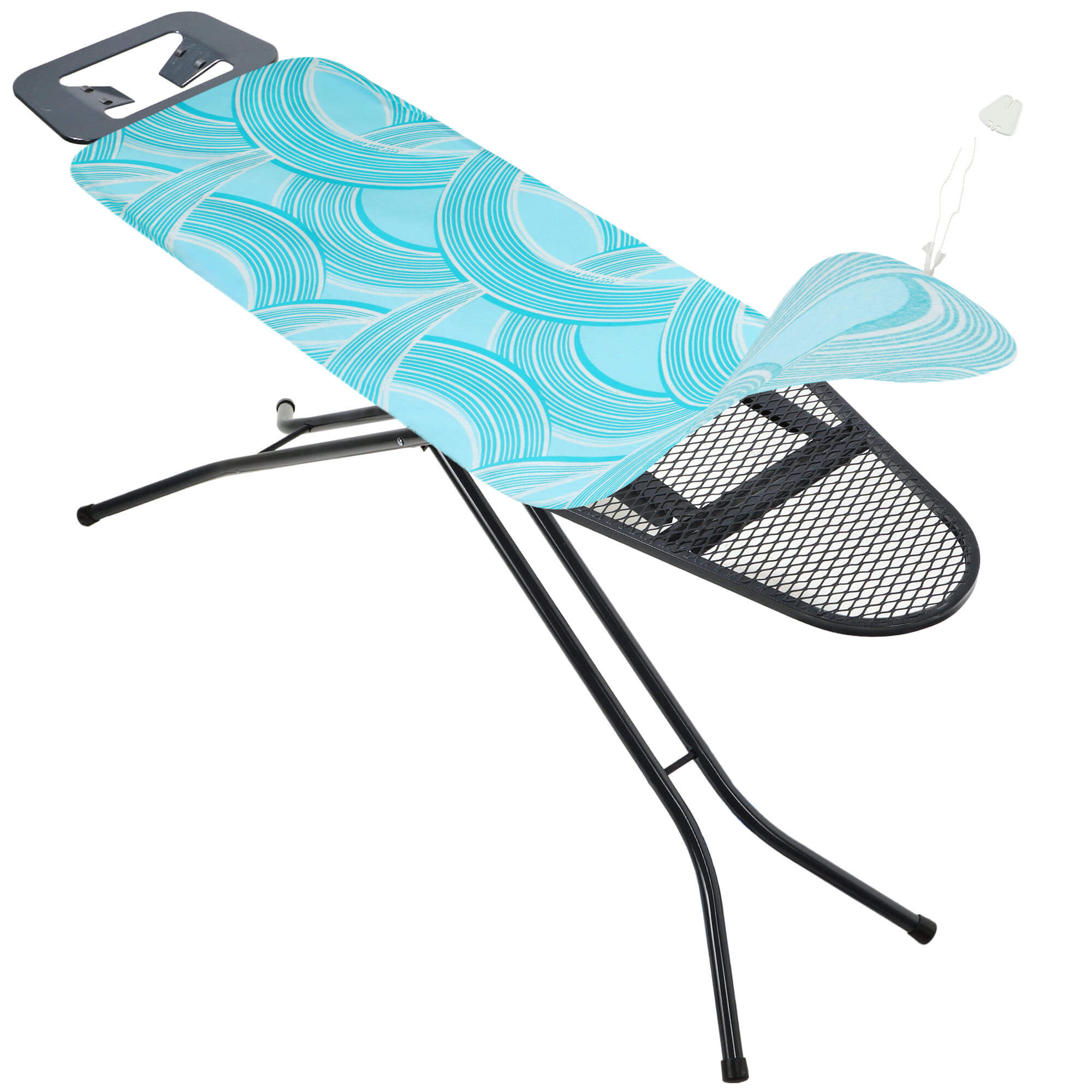 Pokrowiec na deskę do prasowania Cano 110x30cm naciągany podkład niebieskie linie