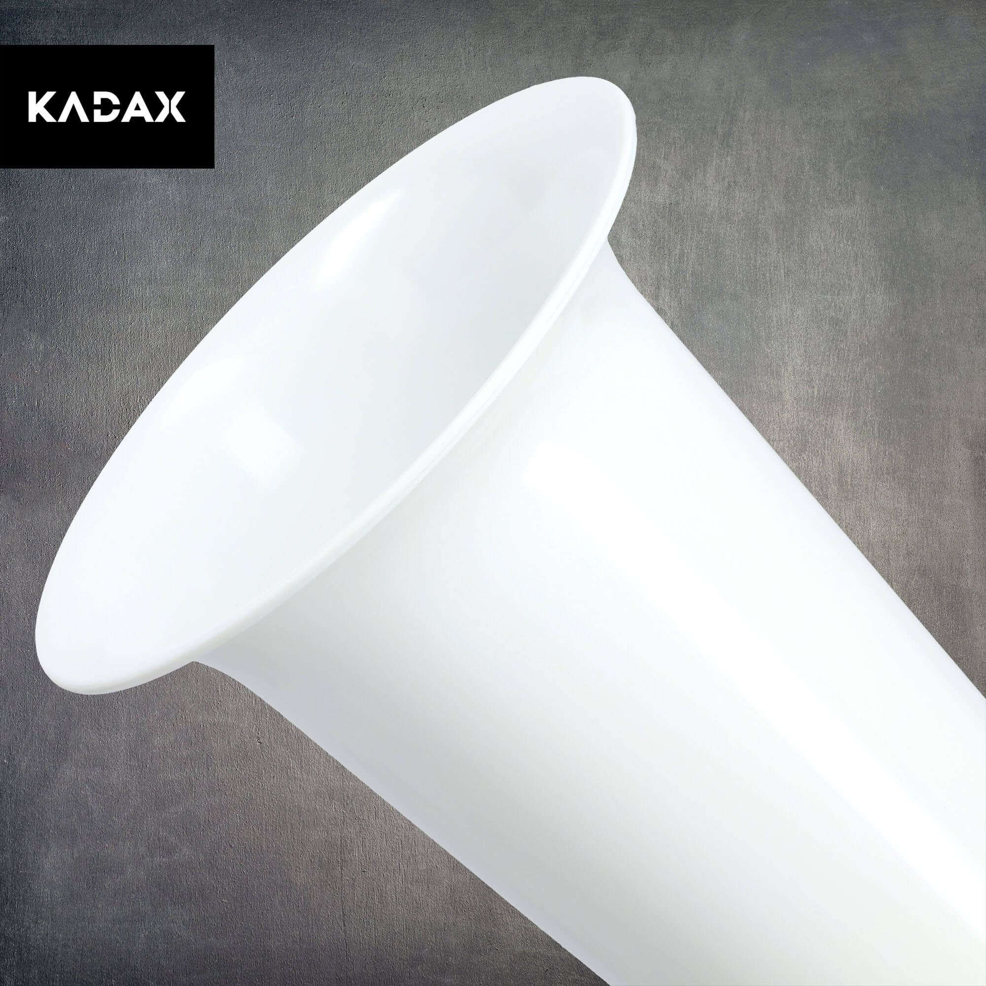 Flakon na cmentarz wbijany Latera 30 x 11 cm, biały