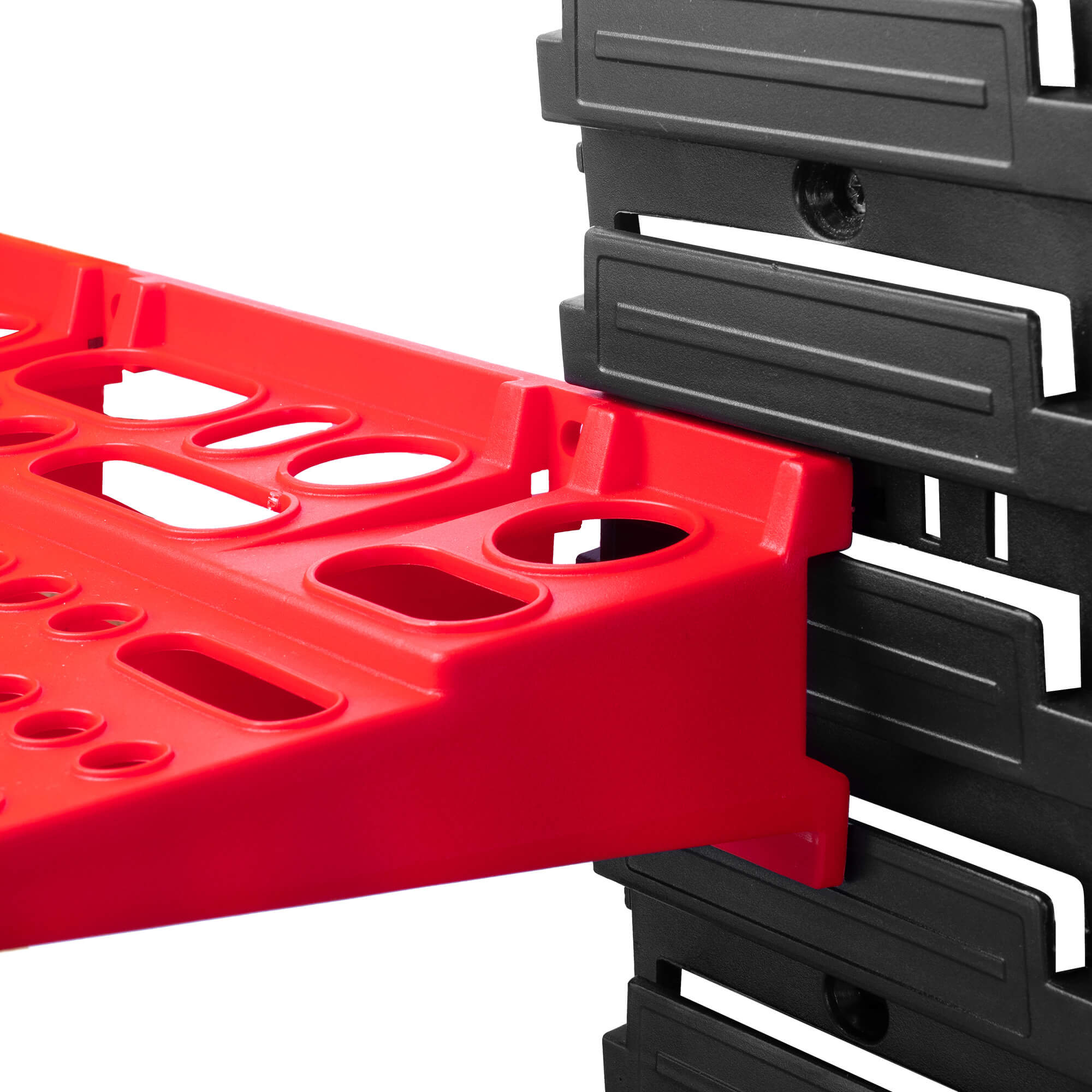 Tablica warsztatowa Lokke 39 elementów 116 x 39 cm, czarno-czerwona