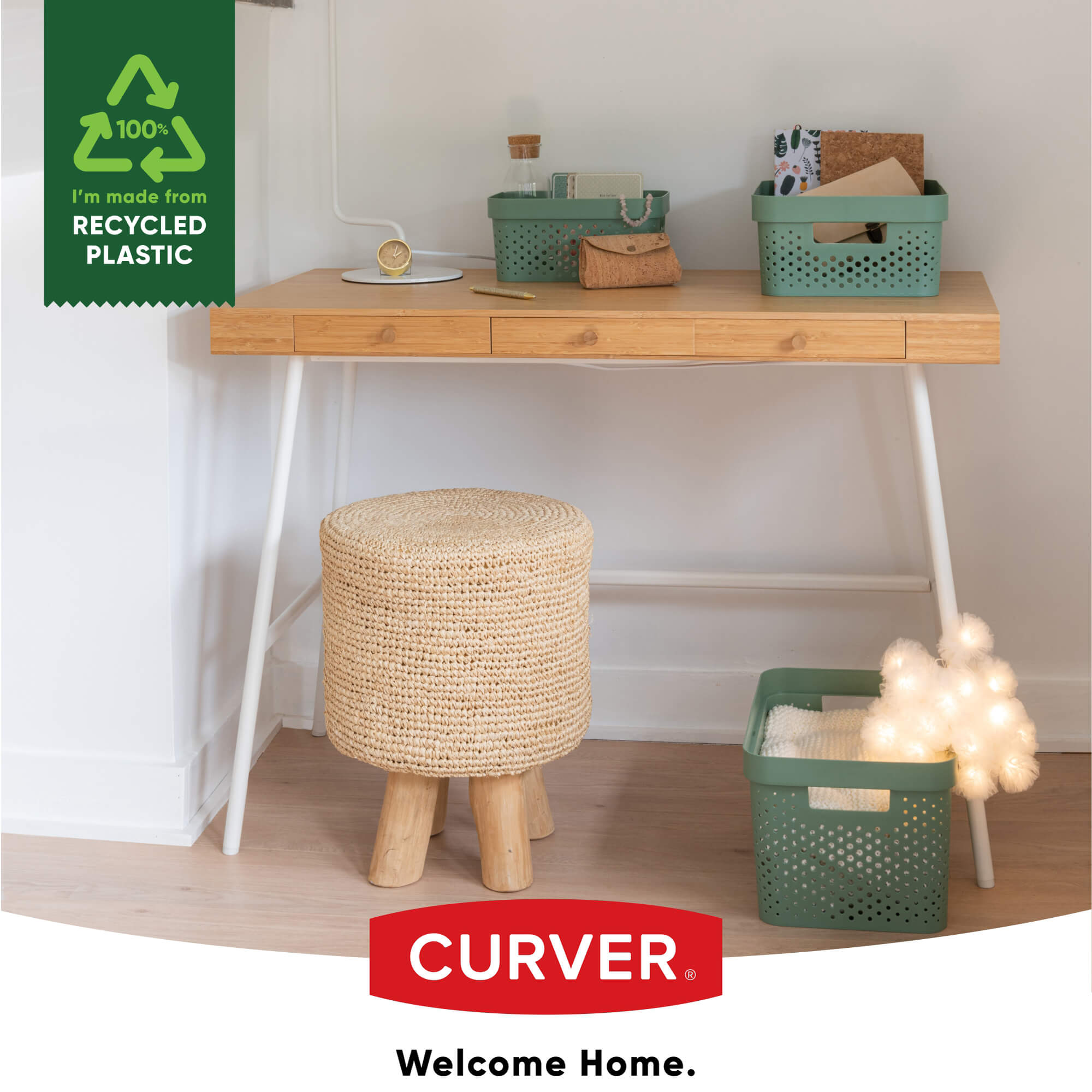 Pojemnik plastikowy Infinity Eko Curver 4.5L, zielony