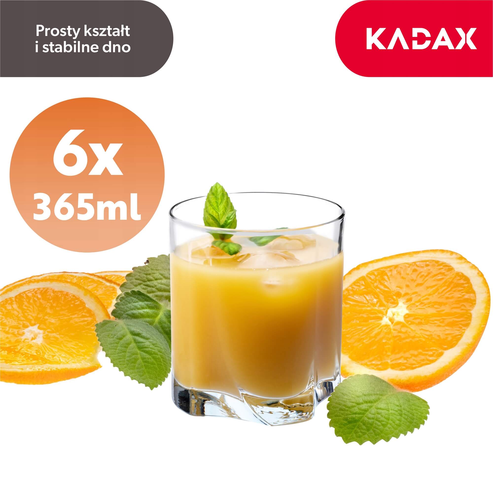 Szklanki do napojów 365 ml 6 szt. + 380 ml, 6 szt.