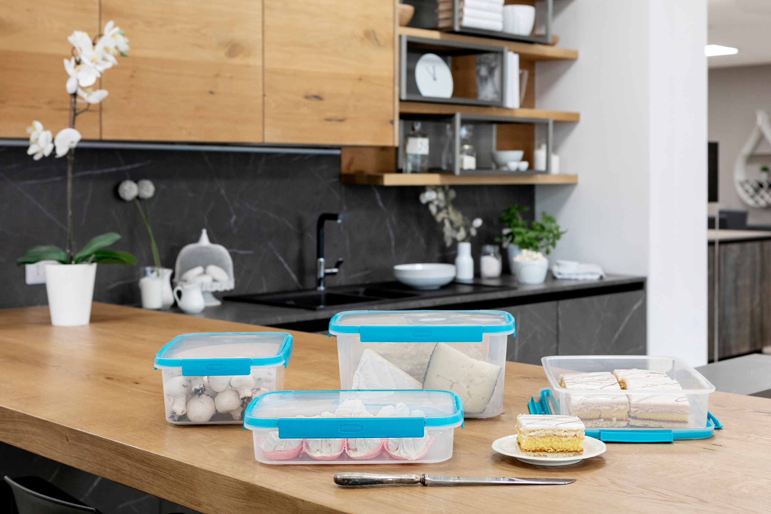 Pojemnik na żywność 3L Curver, niebieski