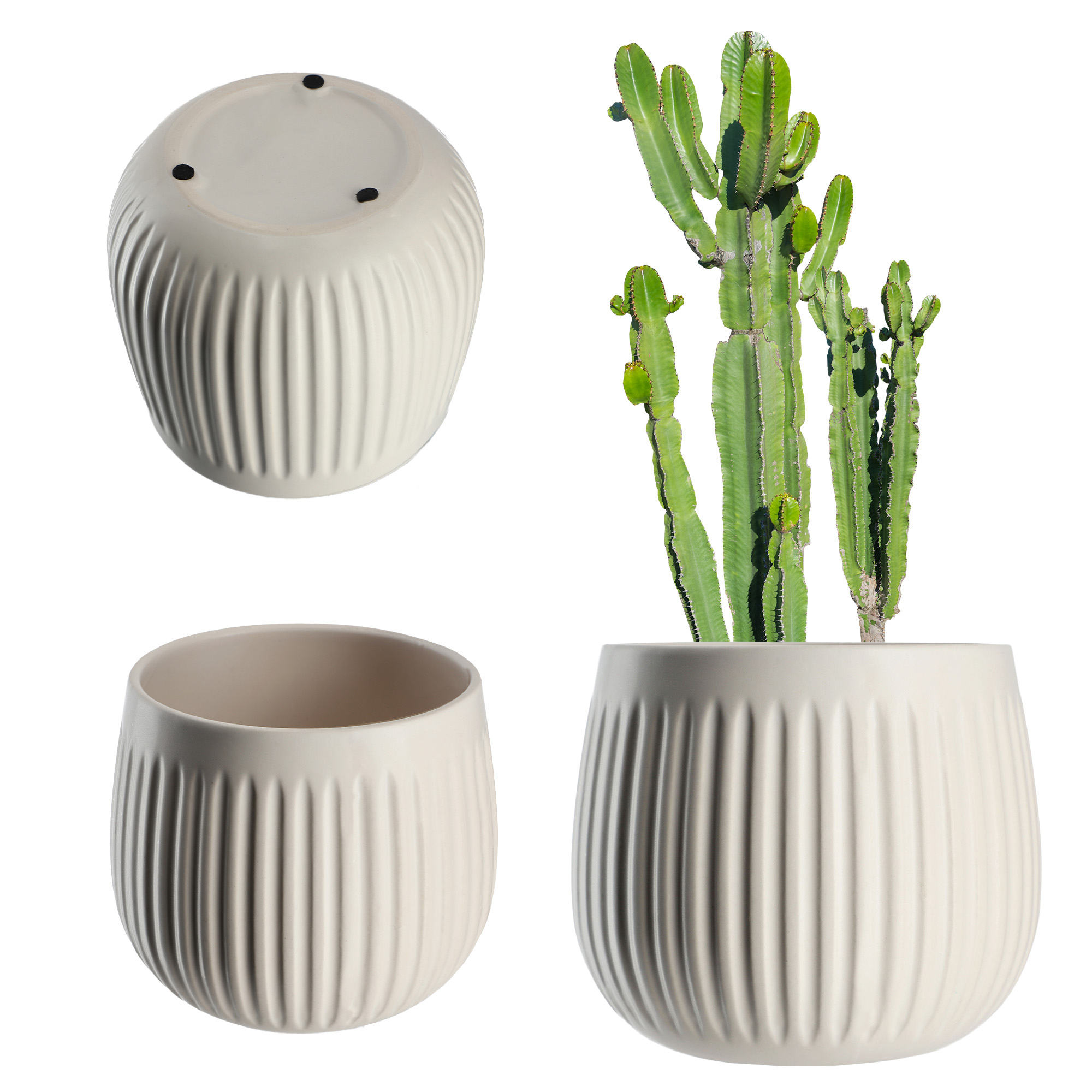 Osłonka ceramiczna Vario 12 cm, biała