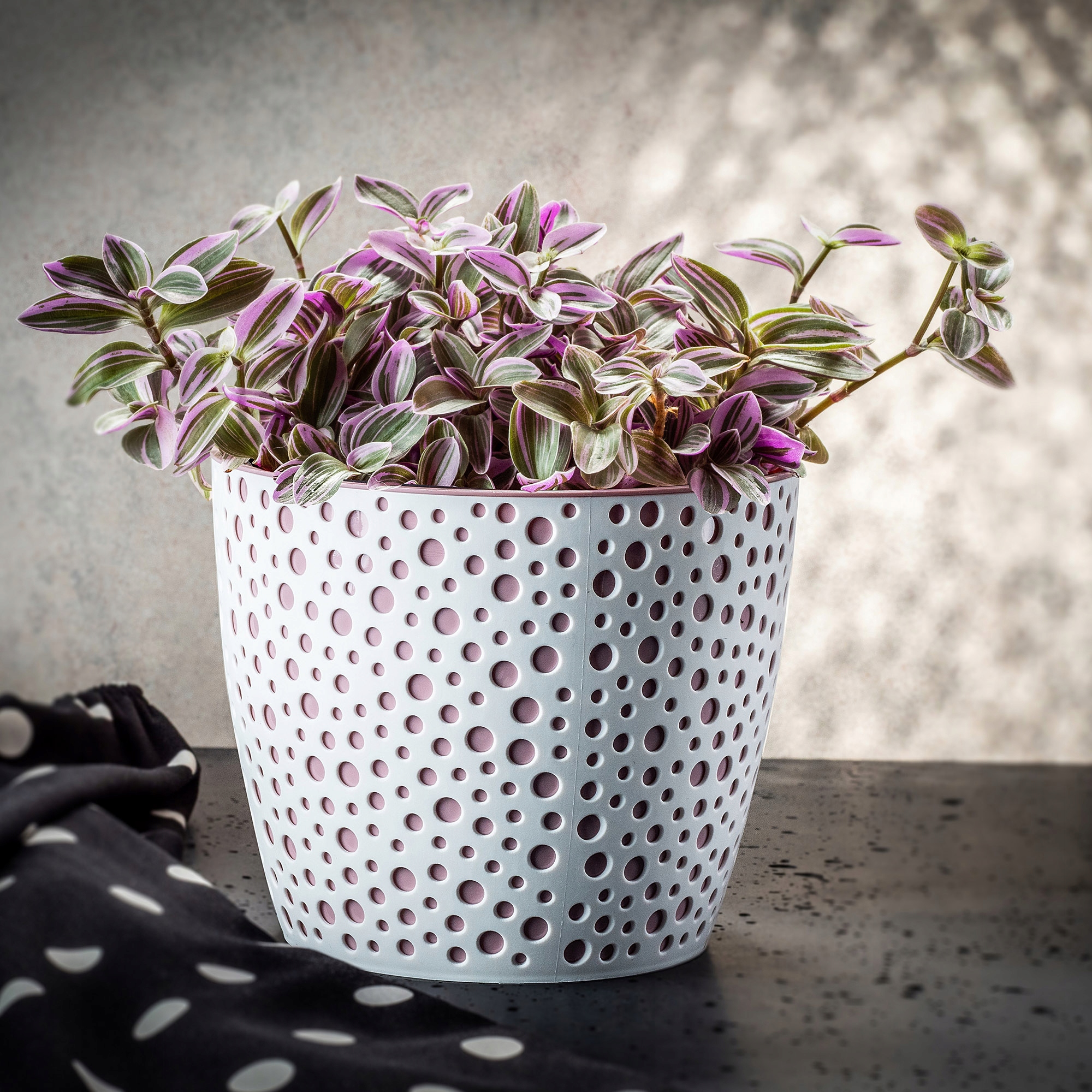 Doniczka na kwiaty Casini 21 cm, różowa