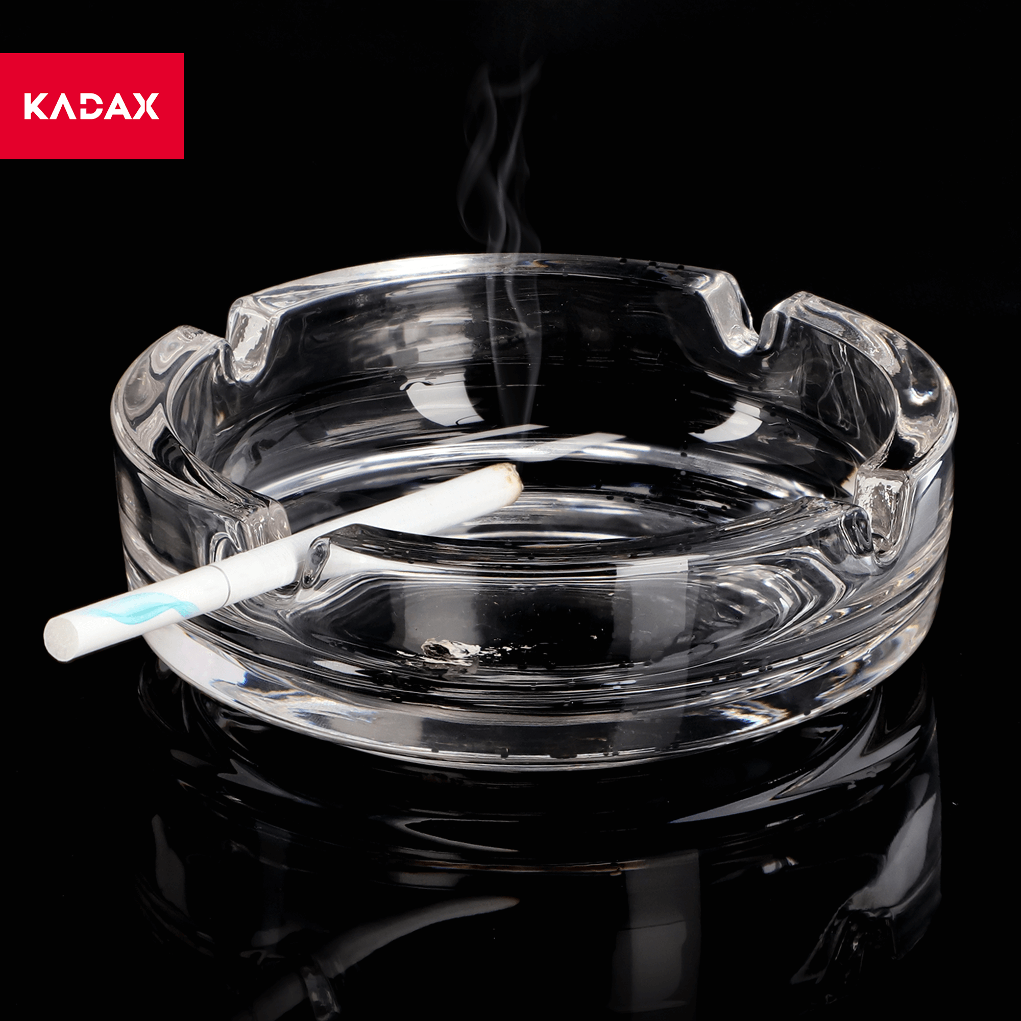 Popielniczka stołowa szklana 11 x 3 cm