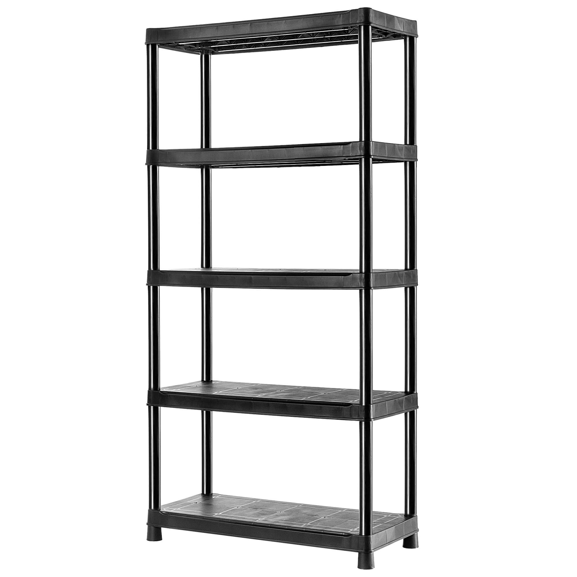 Regał 5-półkowy Keter Plus 90/40 czarny