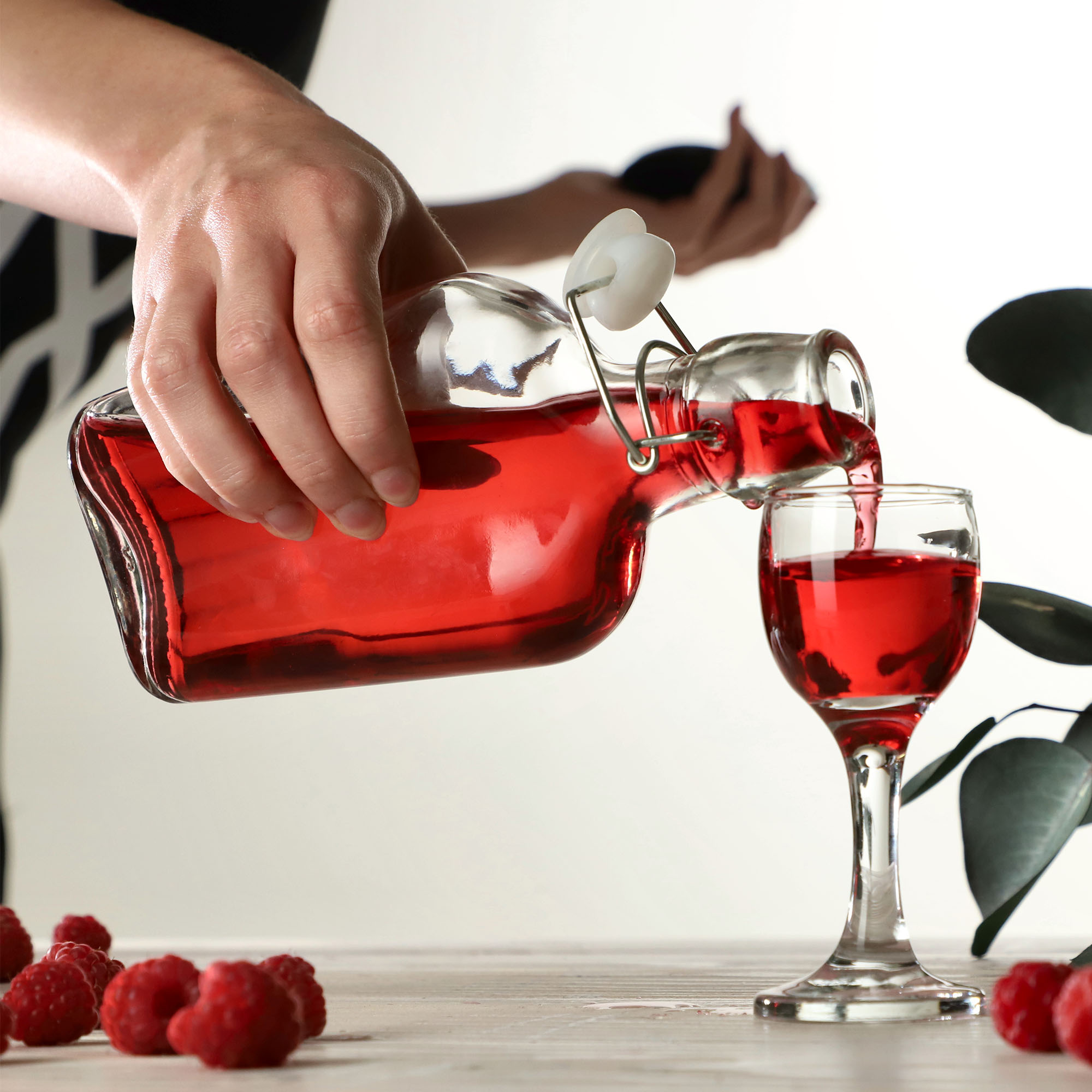 Butelka płaska z korkiem mechanicznym Preci 250 ml 6 szt.