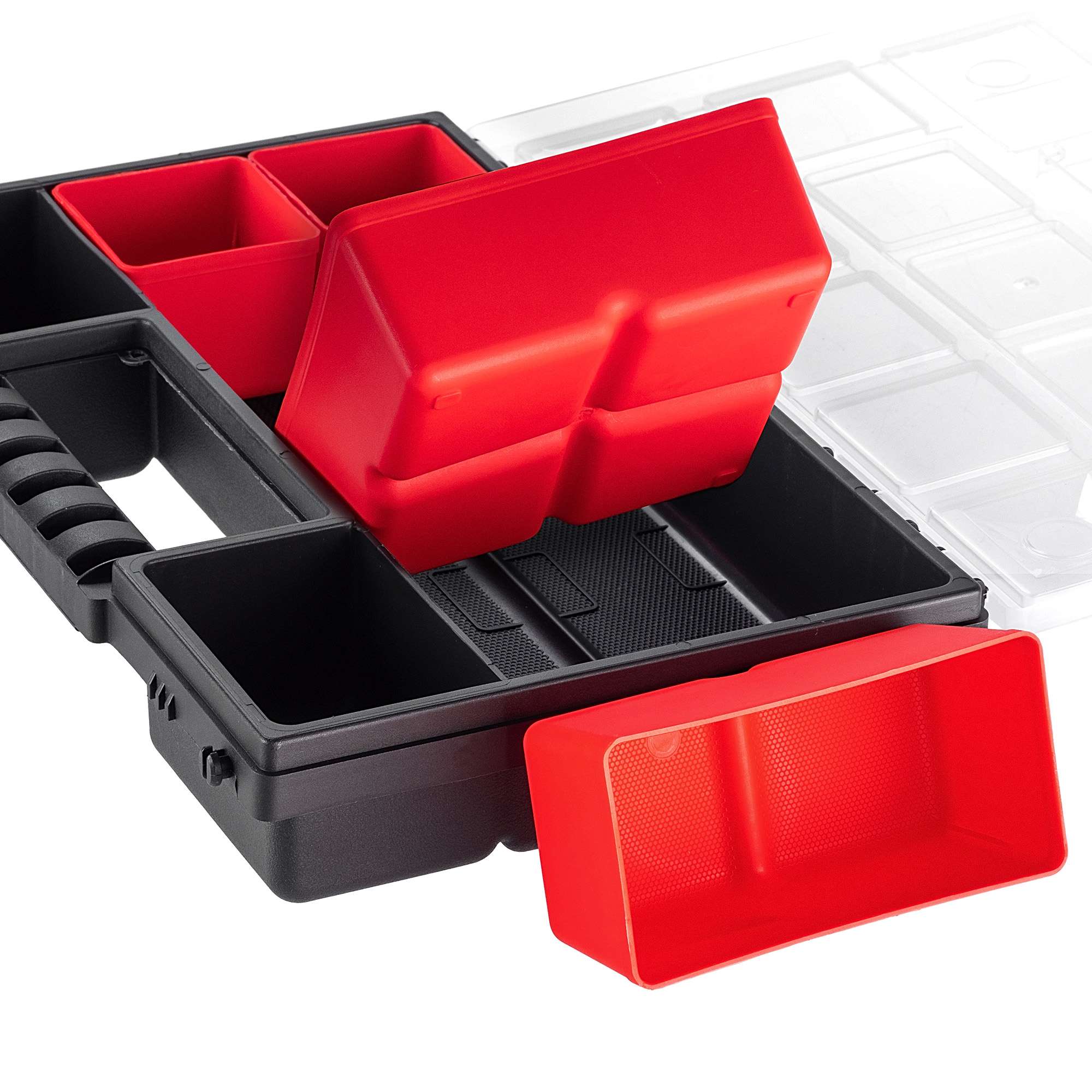 Organizer warsztatowy Berg 29x19 cm, 6 pojemników