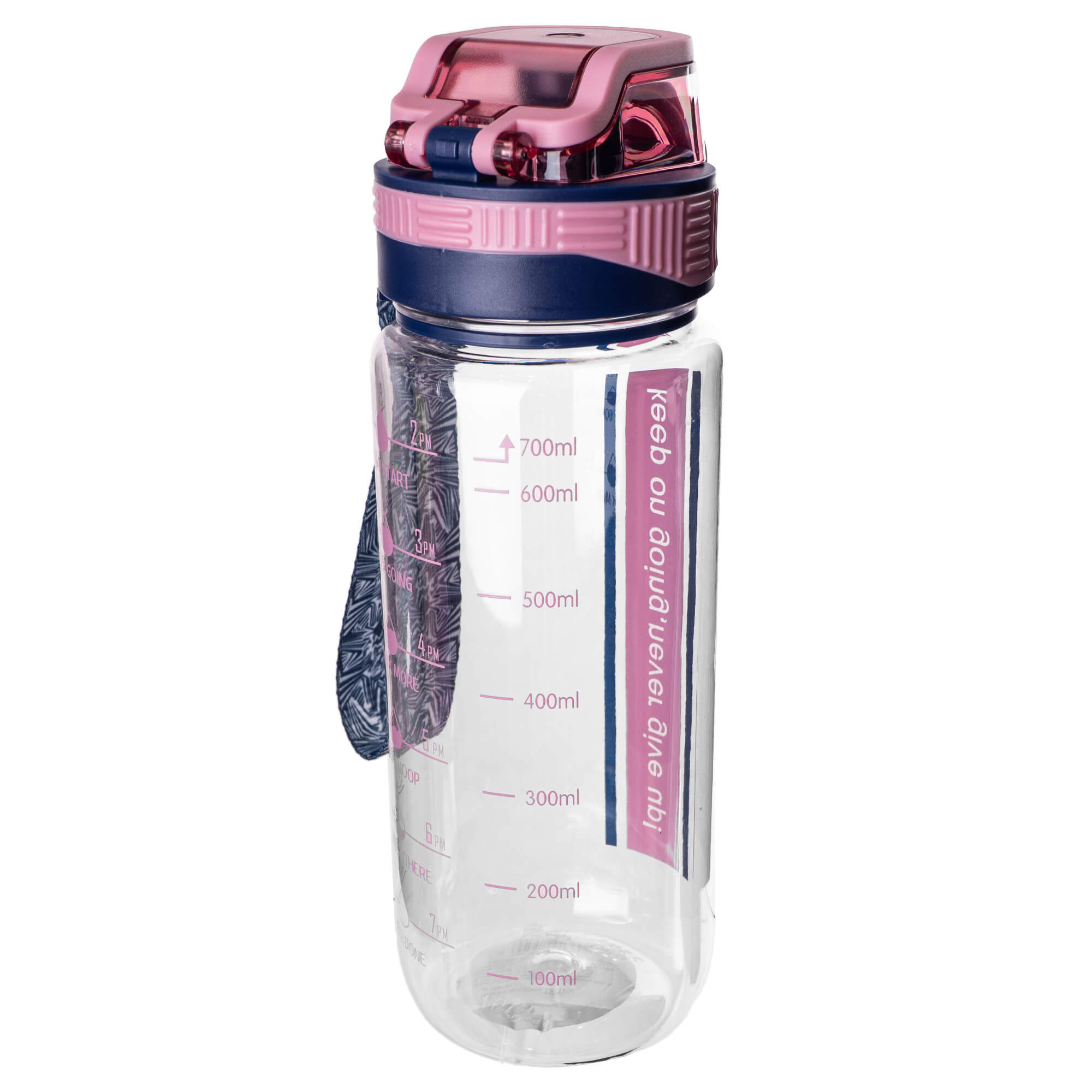 Butelka tritanowa na wodę Alpo 750ml bidon różowy