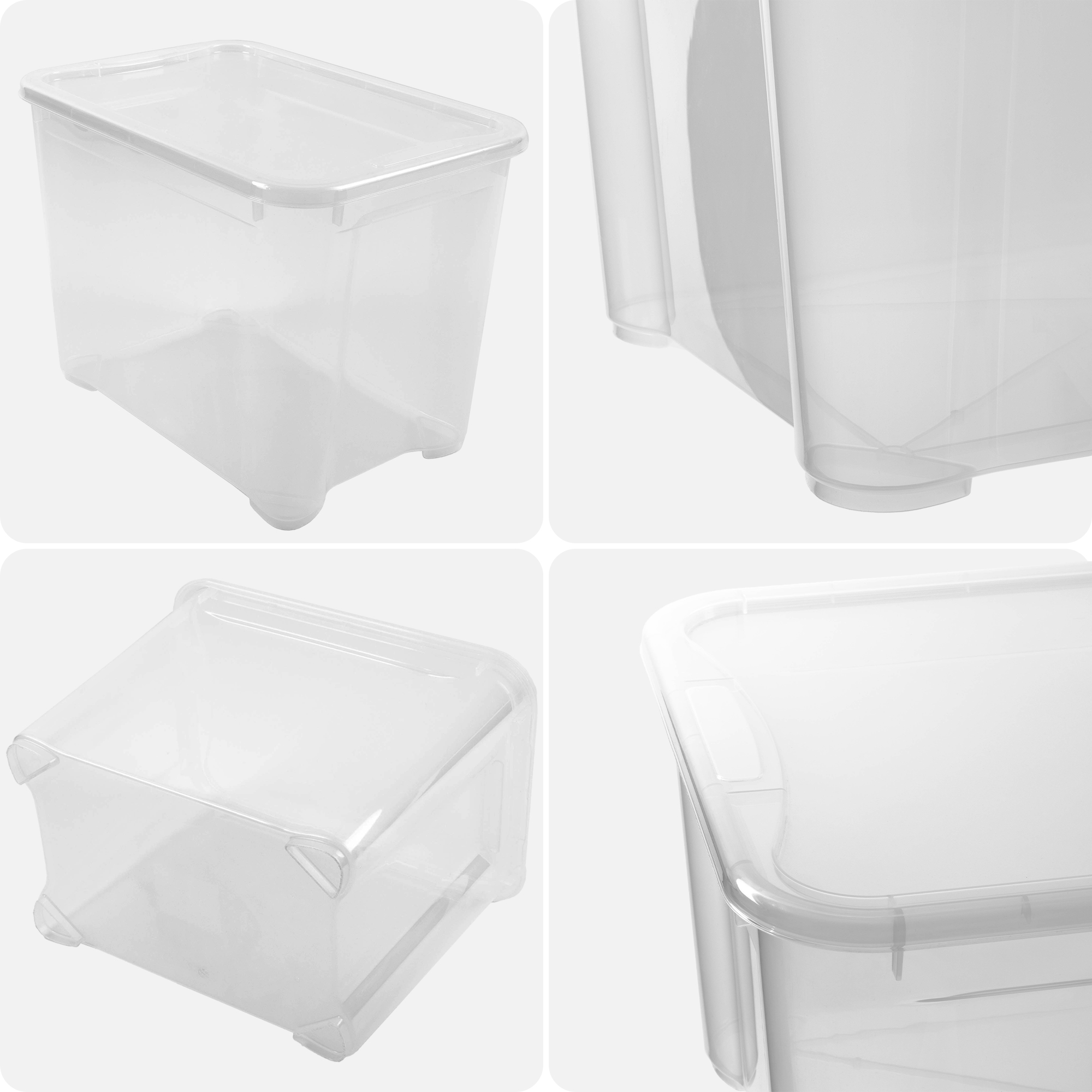 Pojemnik z przykrywką 20L Curver T Box, transparentny