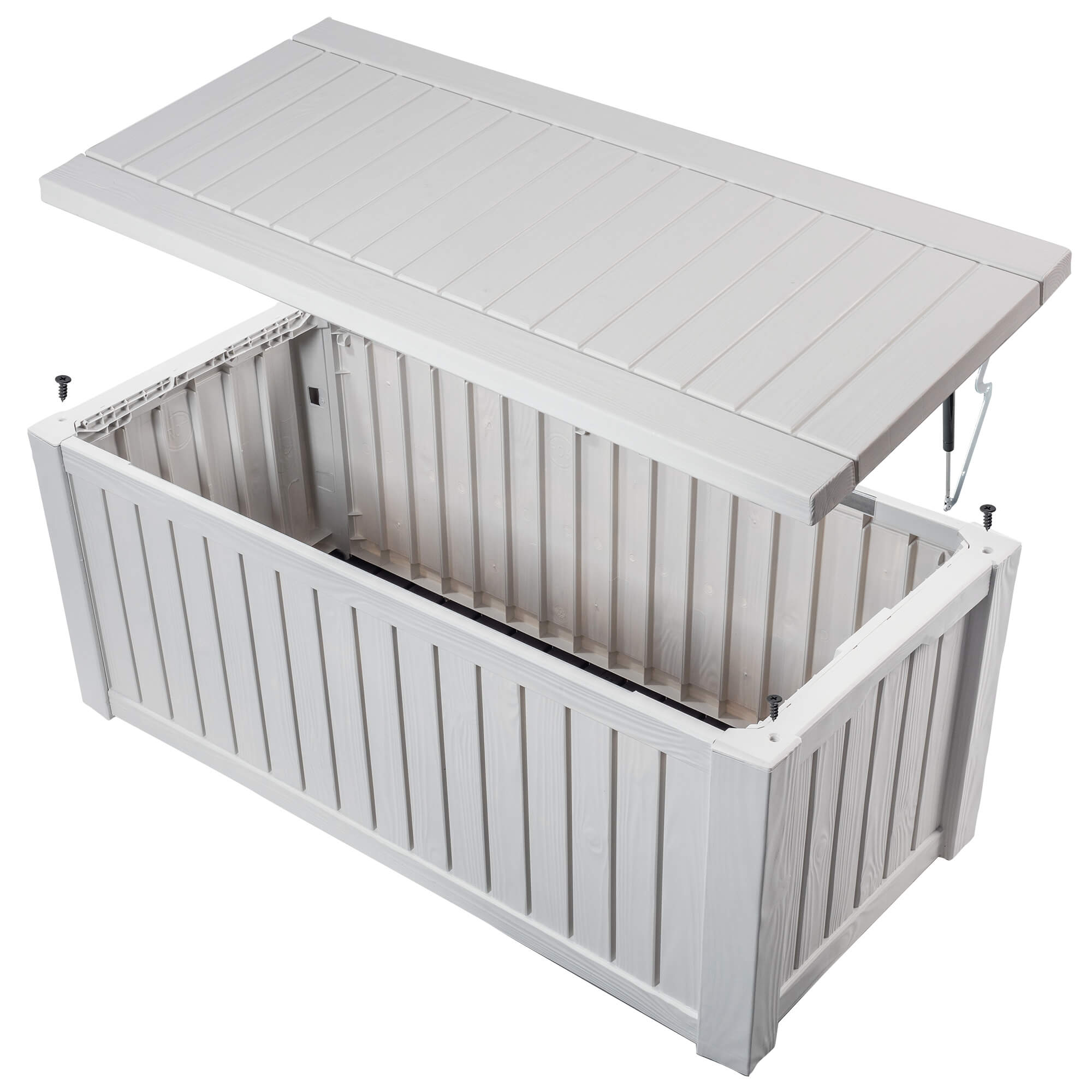Skrzynia ogrodowa Keter Rockwood Storage Box 570L, krem