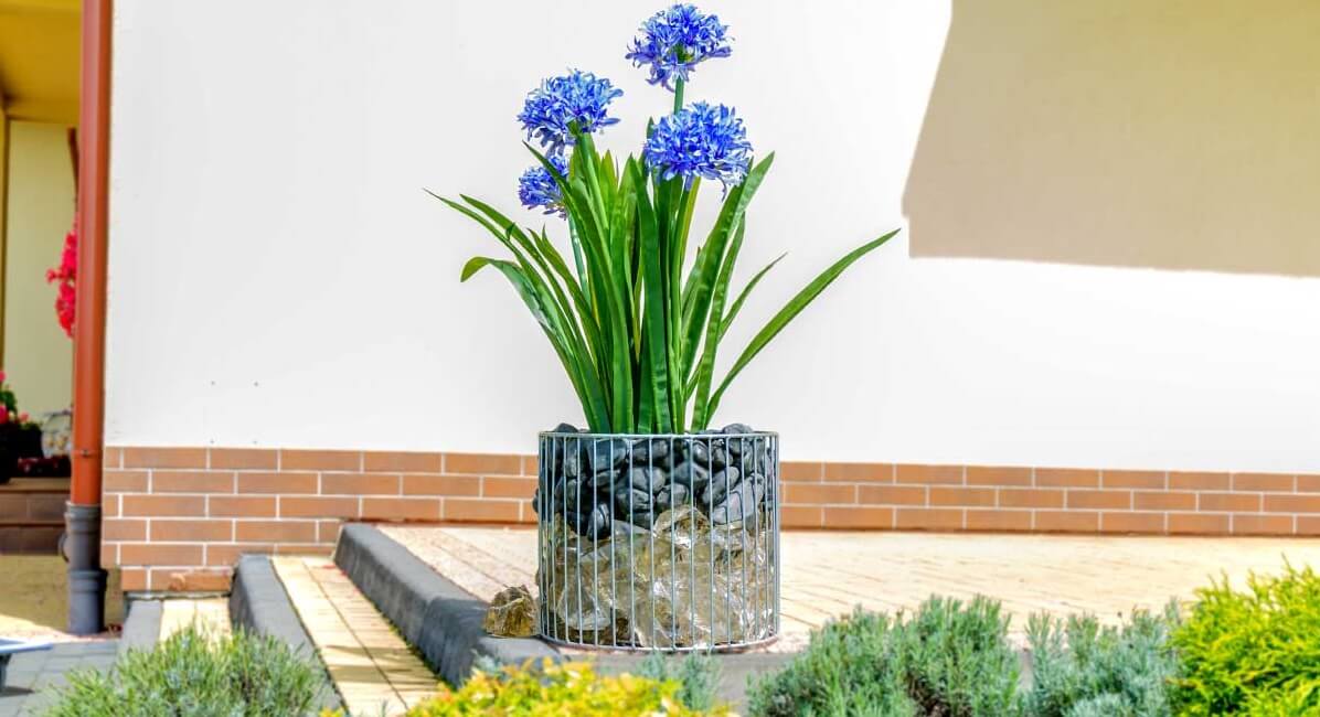 Donica gabionowa 48 x 39 cm