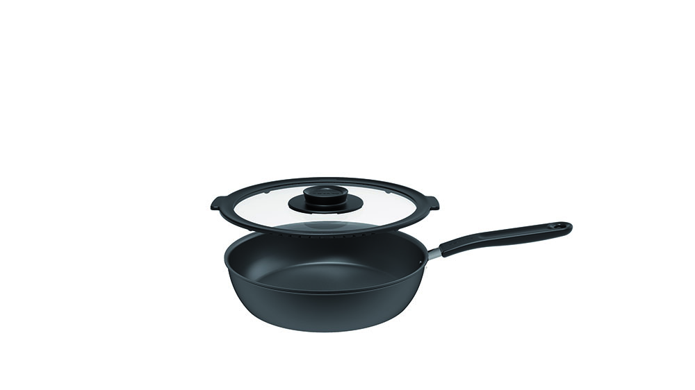 Fiskars 1026575 FF Patelnia szefa kuchni 26 cm z pokrywką