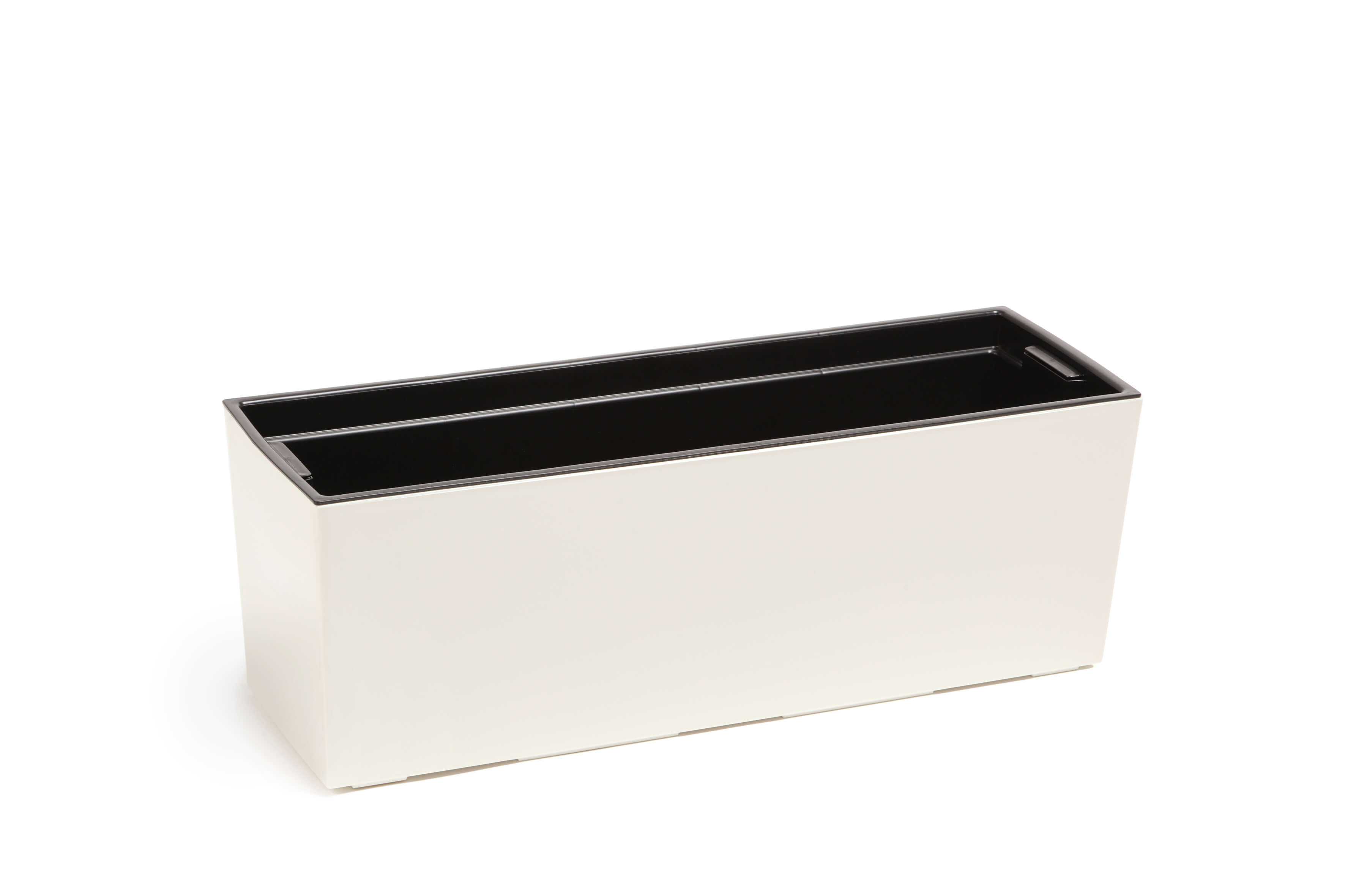 Skrzynka balkonowa z uchwytem Fontana 56cm kremowa