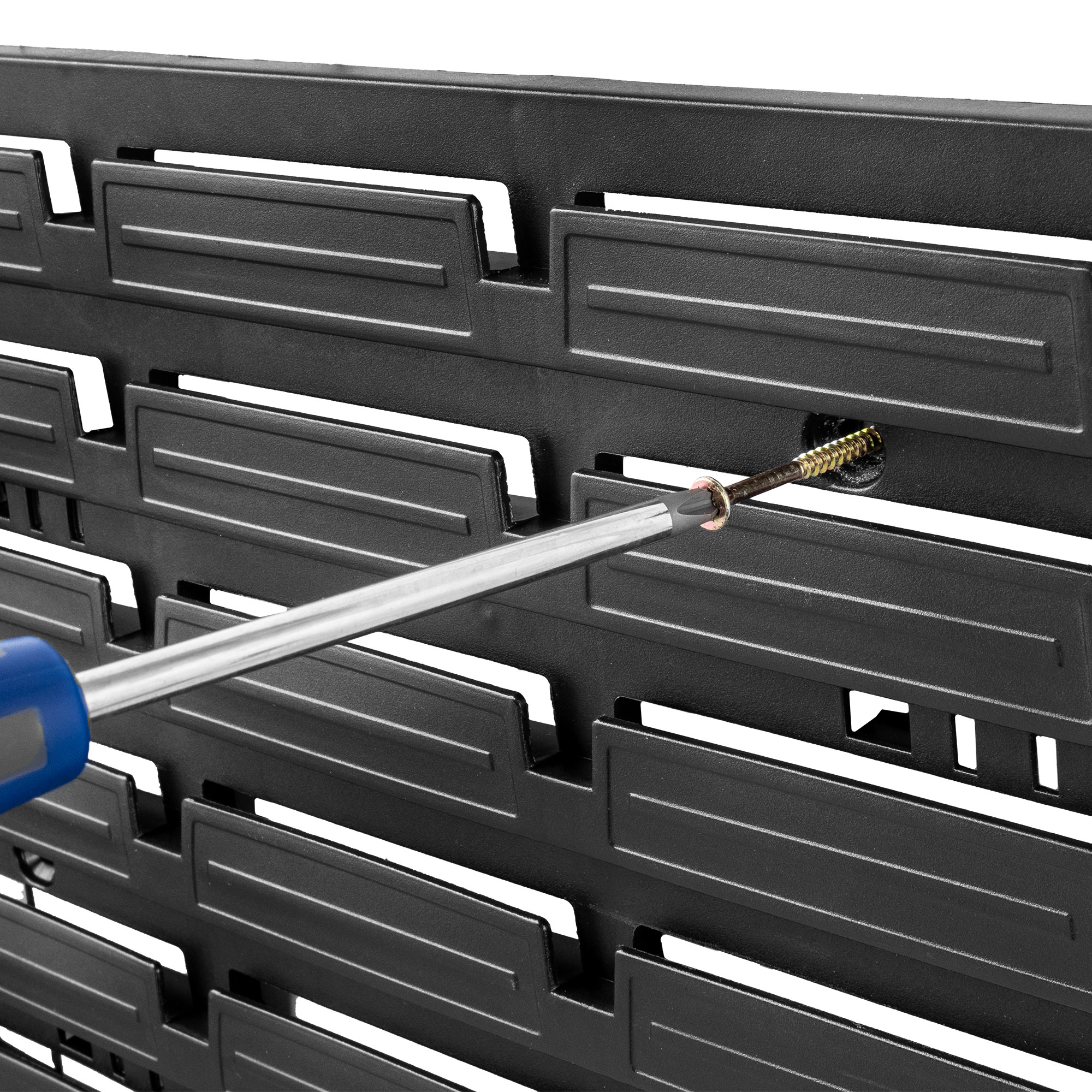 Tablica warsztatowa Lokke 61 elementów 116 x 78 cm, czerwona