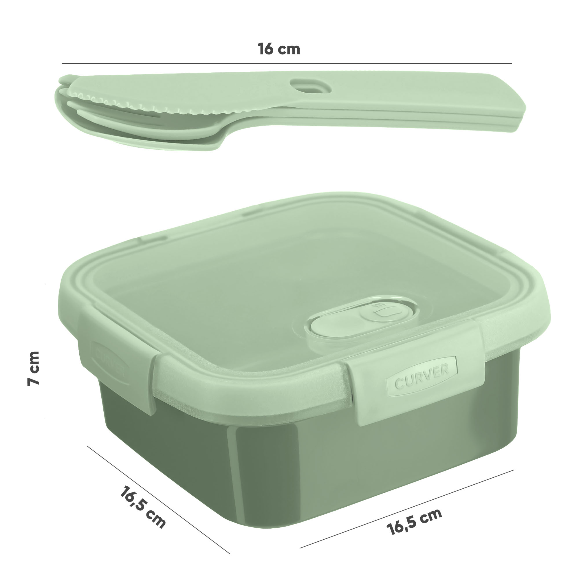 Pojemnik na żywność Curver Smart To Go Eco Line Lunch 0.9L