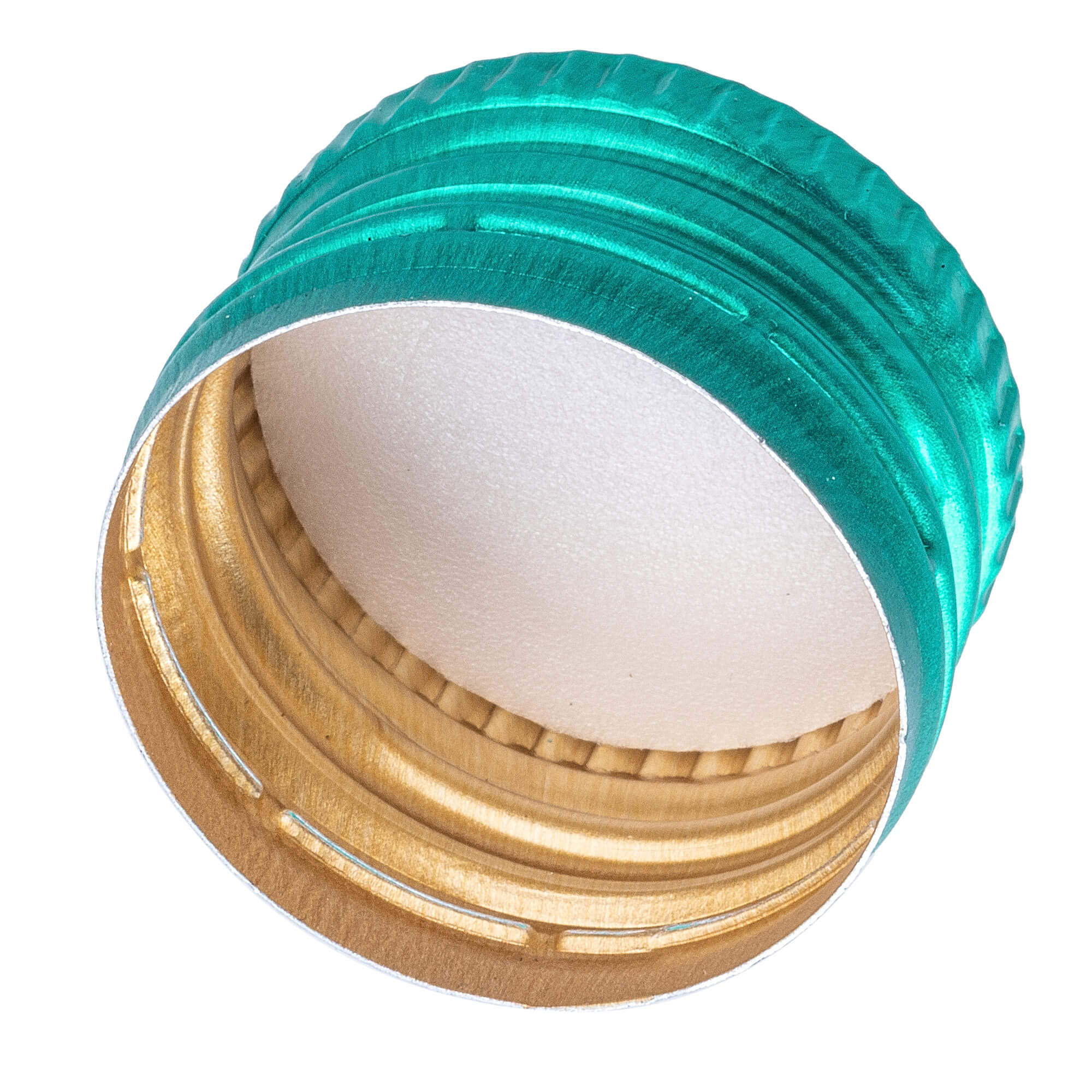 Aluminiowa zakrętka do butelek Annot fi 28mm zielona 10 szt.