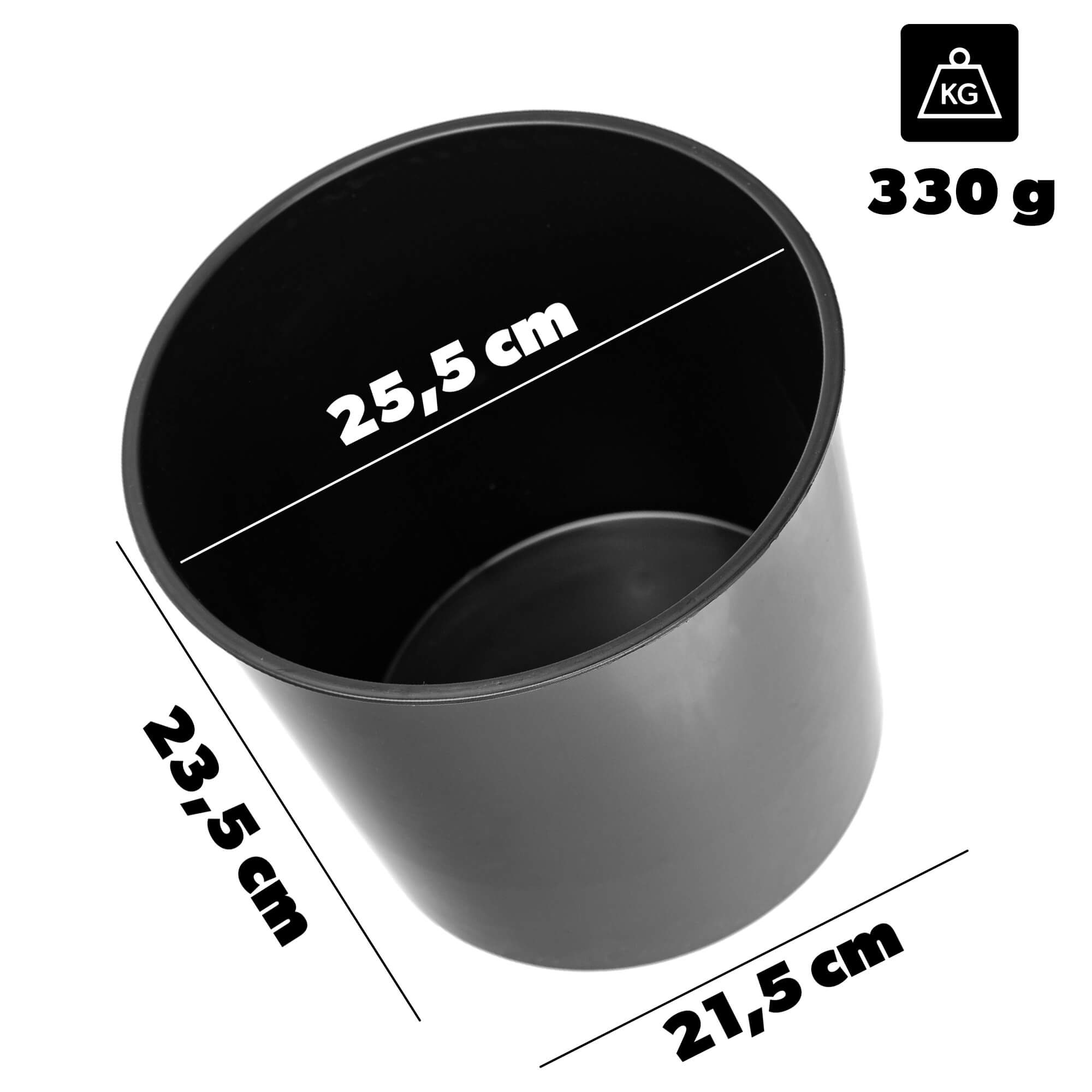 Wkład do doniczki Roisel 25.5 cm okrągły