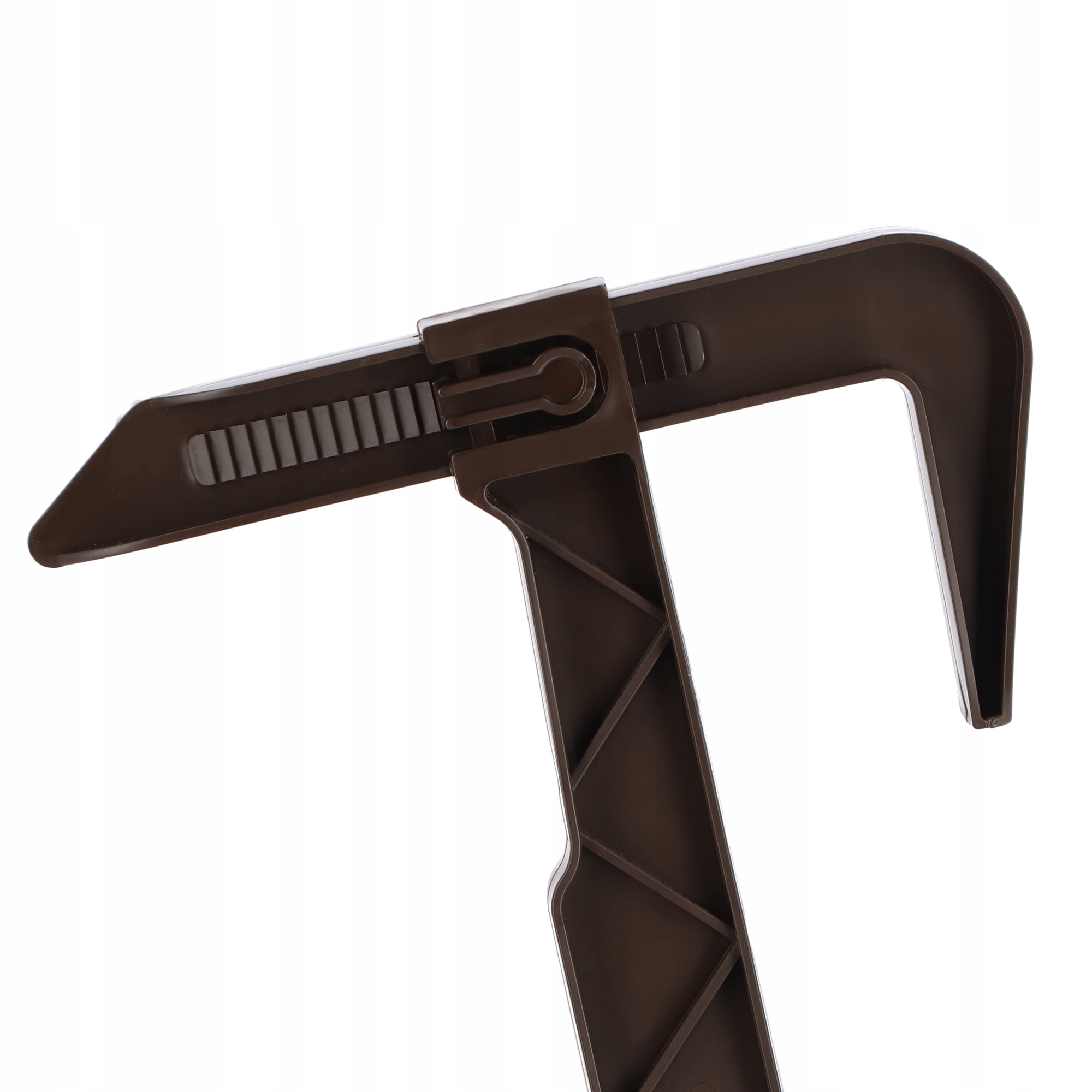 Uchwyt na skrzynkę balkonową brązowa, 2 szt.